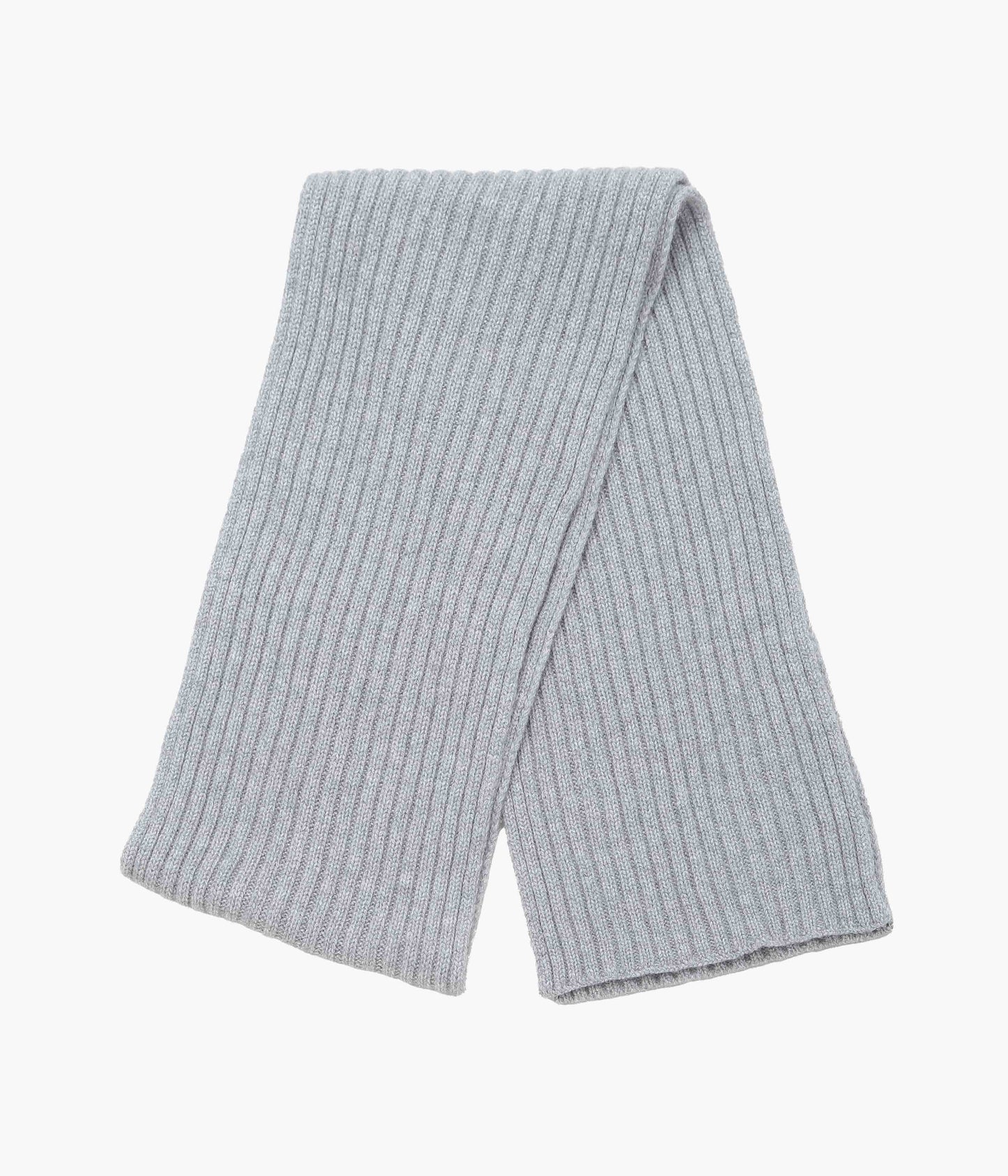 INVERALLAN ''CASHMERE RIB SCARF'' (FELT GRAY)