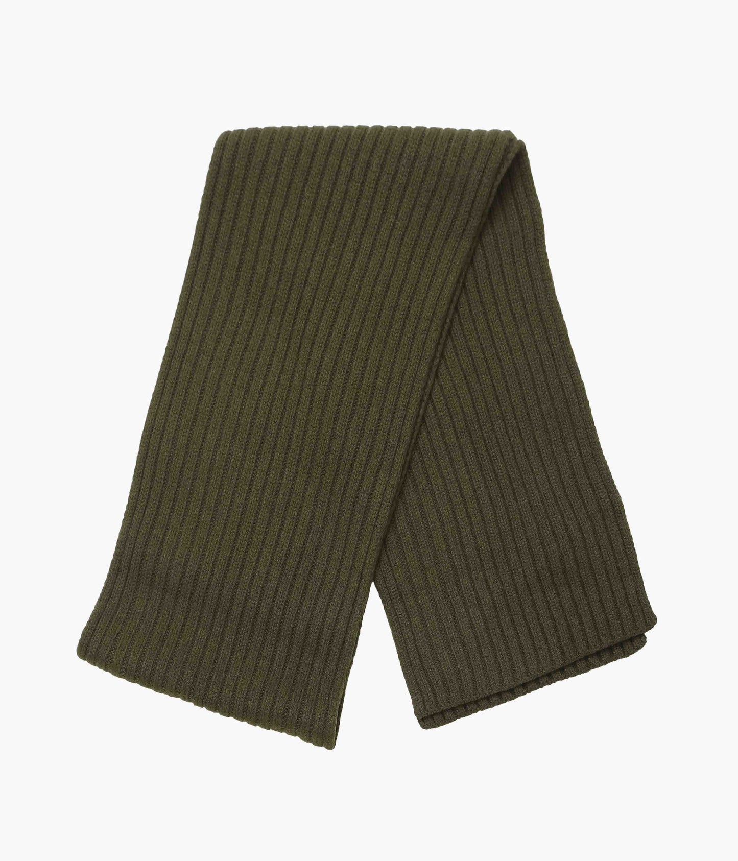 INVERALLAN ''CASHMERE RIB SCARF'' (MILITARY)