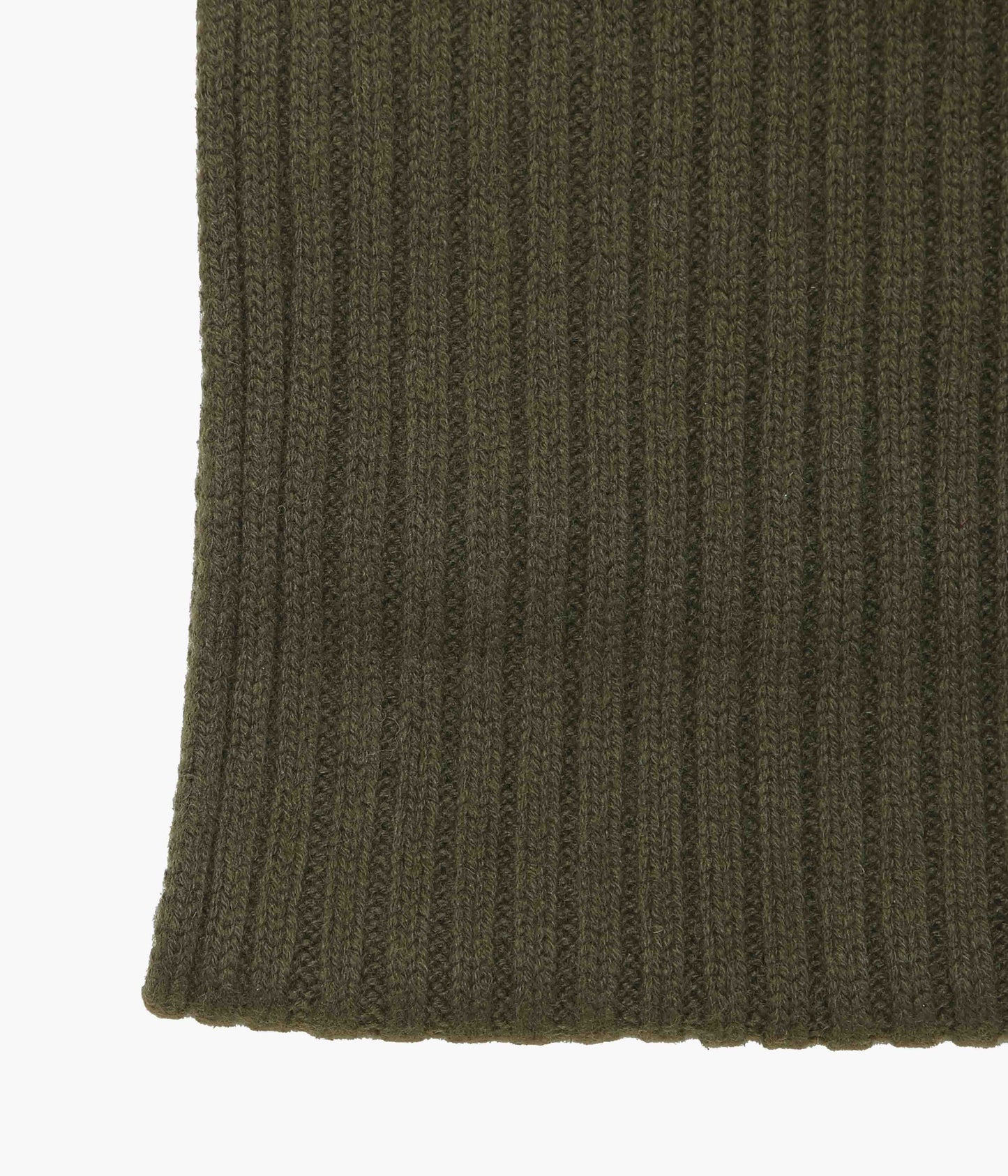 INVERALLAN ''CASHMERE RIB SCARF'' (MILITARY)