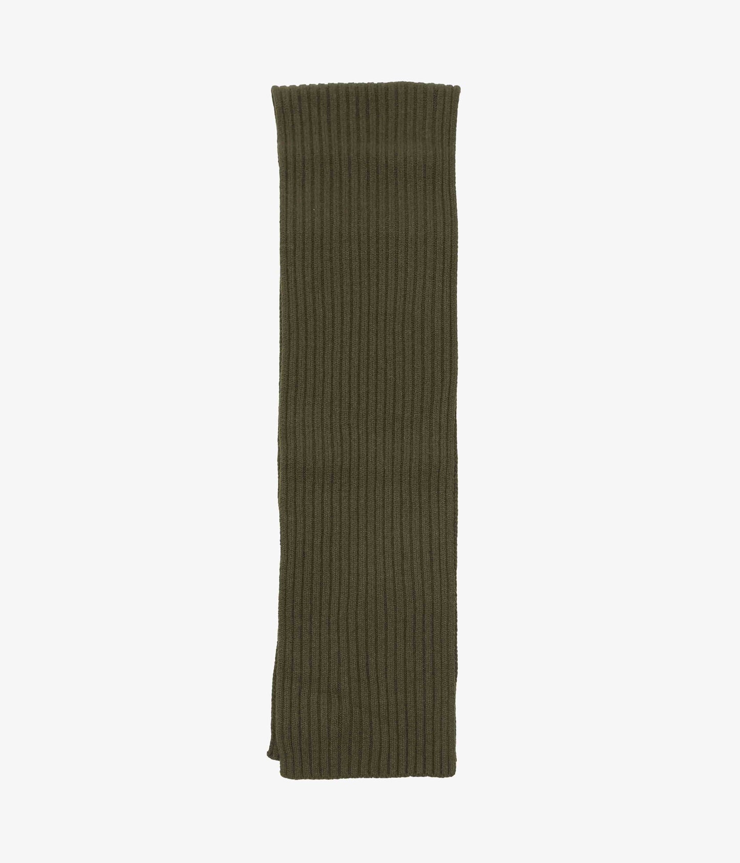 INVERALLAN ''CASHMERE RIB SCARF'' (MILITARY)