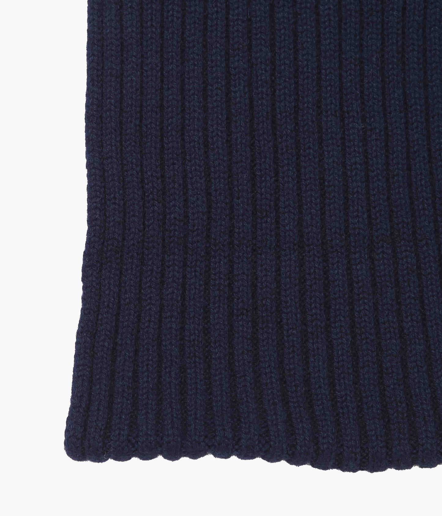 INVERALLAN ''CASHMERE RIB SCARF'' (T&amp;D NAVY)