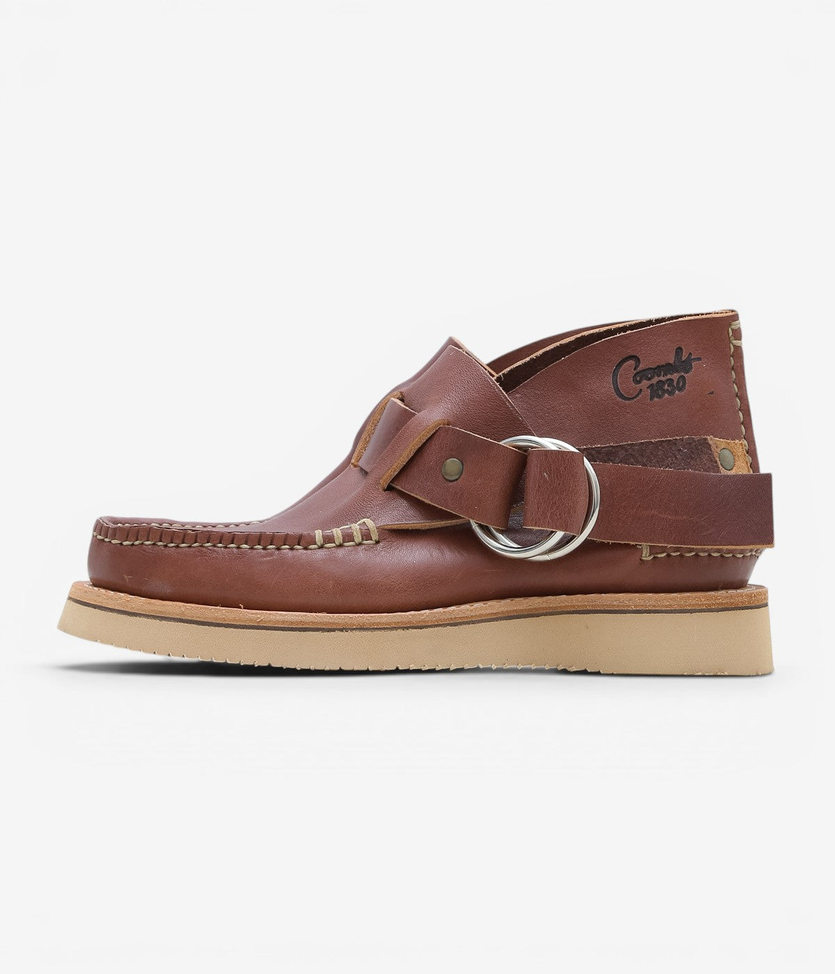J.L. COOMBS "RING MOCCASIN" (DARK BROWN)