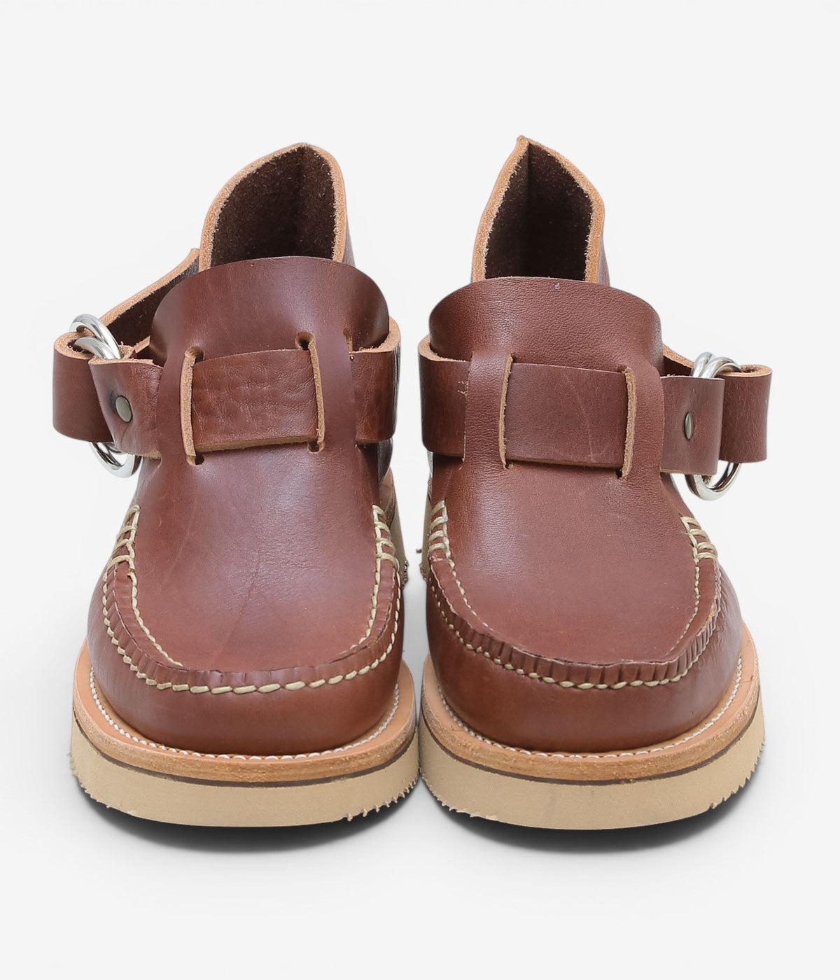 J.L. COOMBS "RING MOCCASIN" (DARK BROWN)