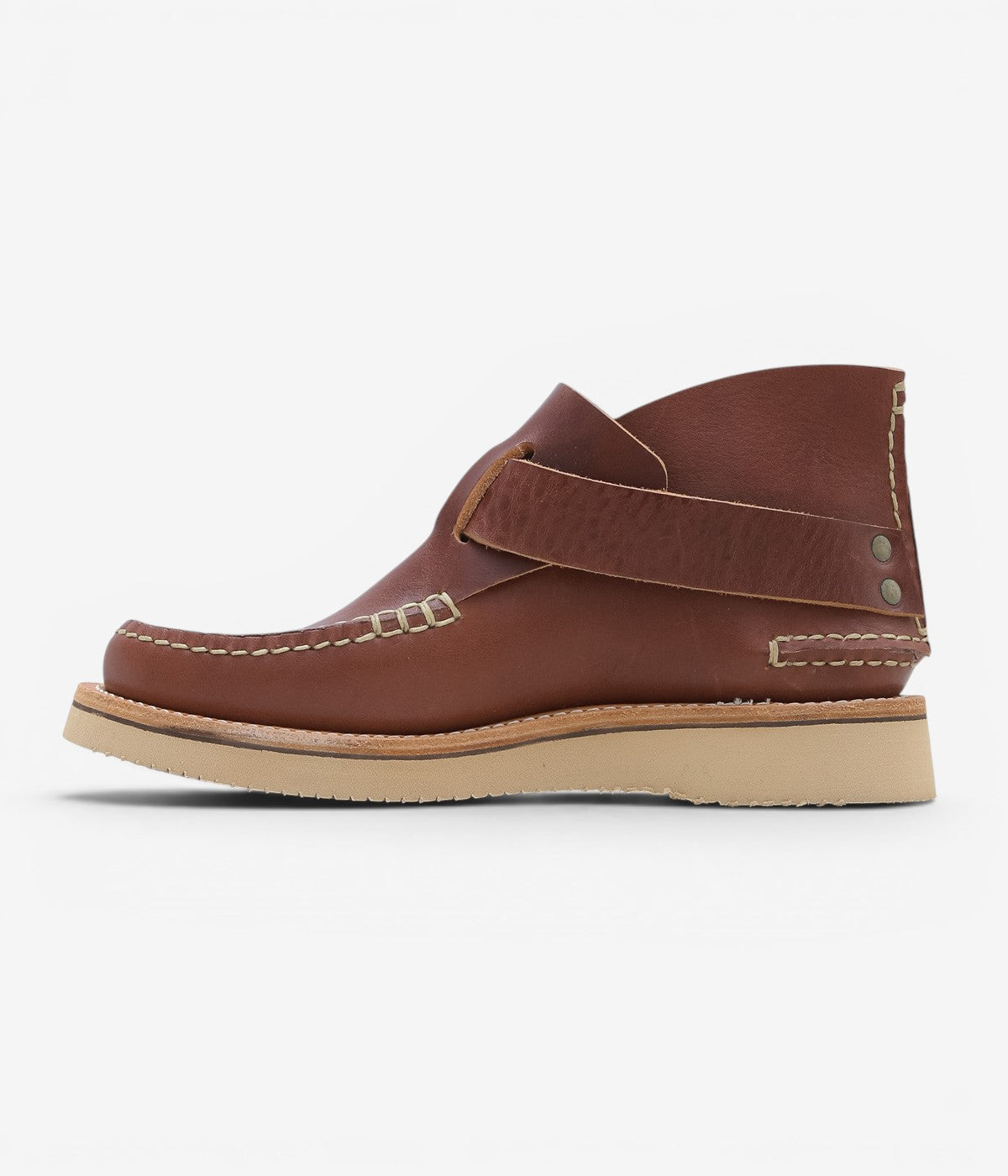 J.L. COOMBS "RING MOCCASIN" (DARK BROWN)
