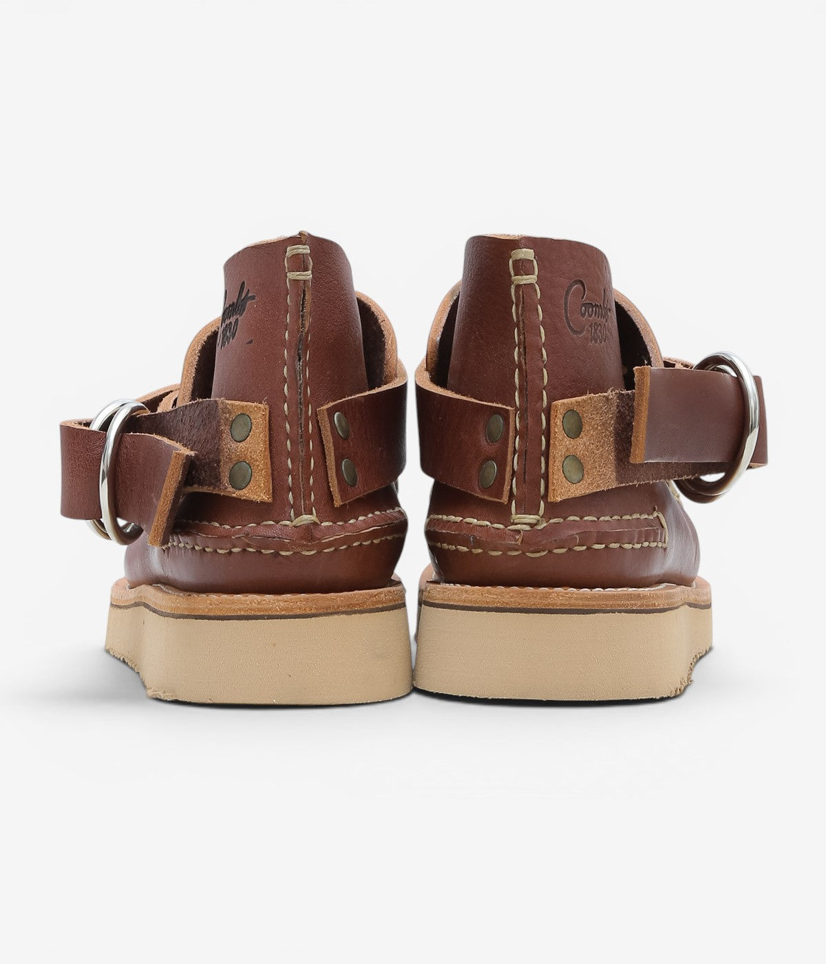 J.L. COOMBS "RING MOCCASIN" (DARK BROWN)
