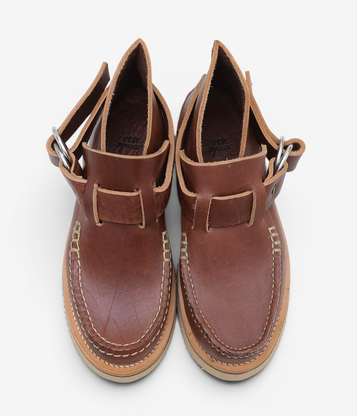 J.L. COOMBS "RING MOCCASIN" (DARK BROWN)
