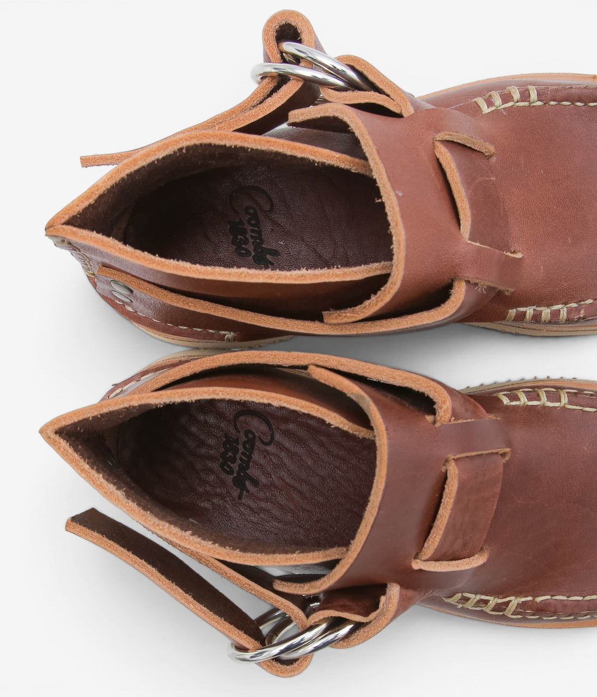 J.L. COOMBS "RING MOCCASIN" (DARK BROWN)
