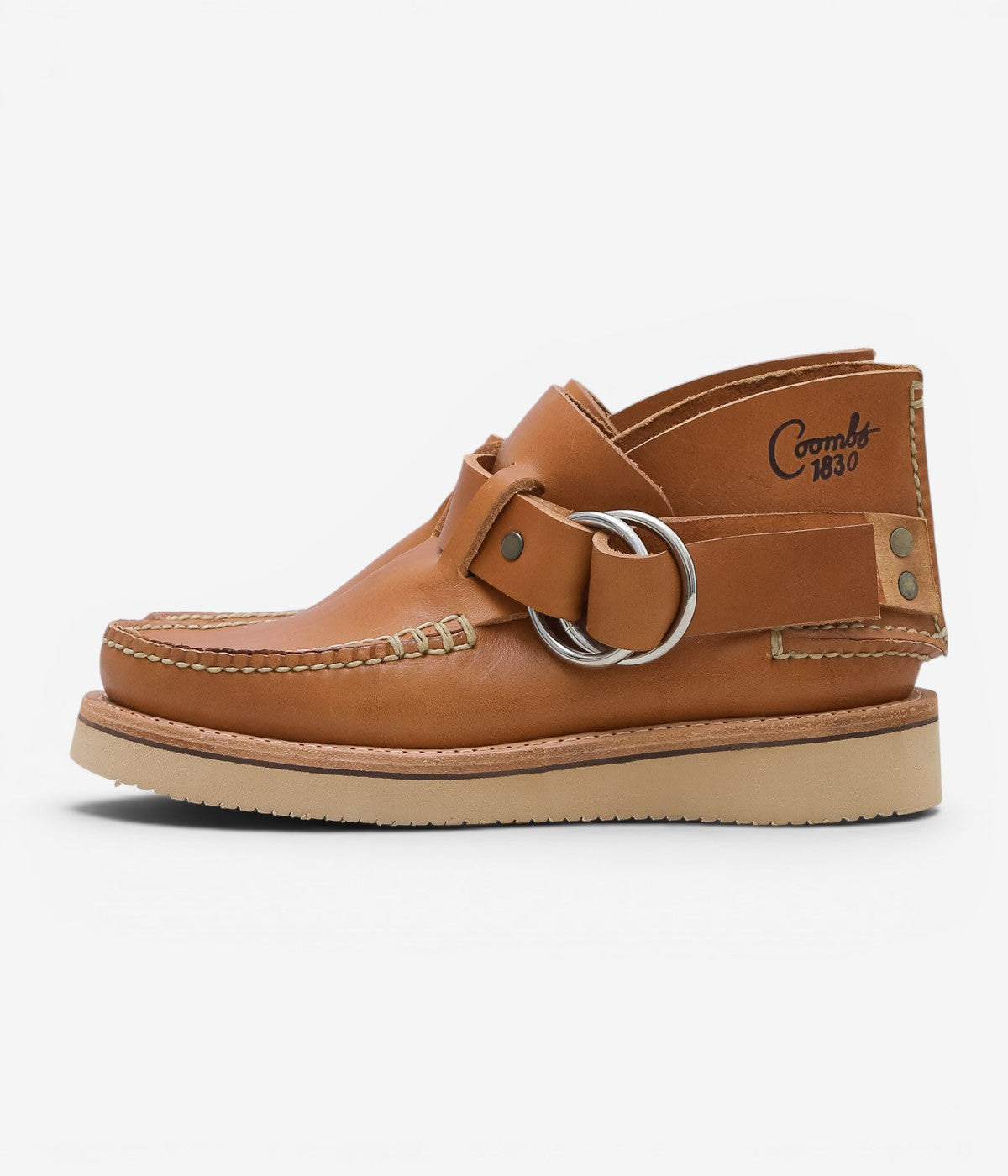 J.L. COOMBS ''RING MOCCASIN'' (TAN)