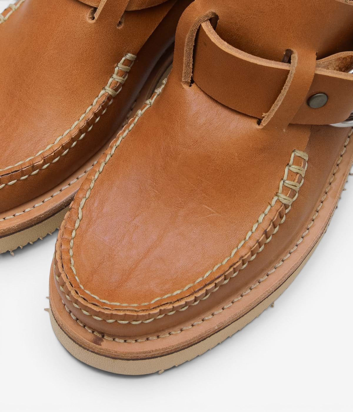 J.L. COOMBS ''RING MOCCASIN'' (TAN)