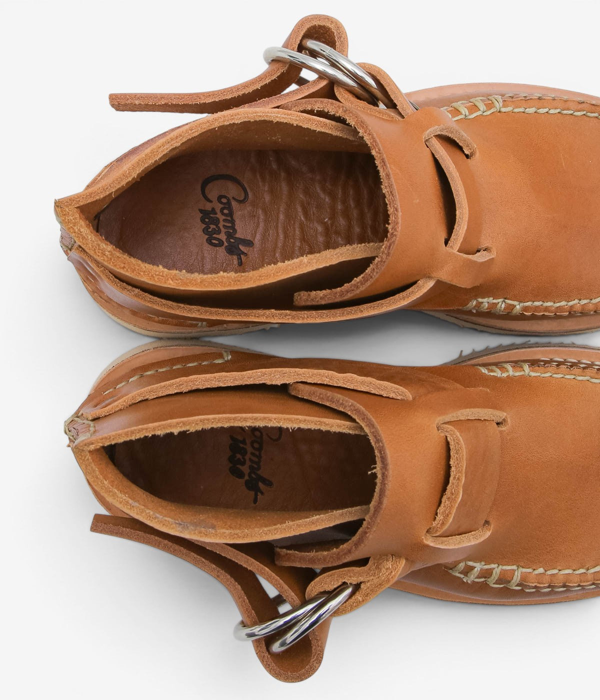 J.L. COOMBS ''RING MOCCASIN'' (TAN)