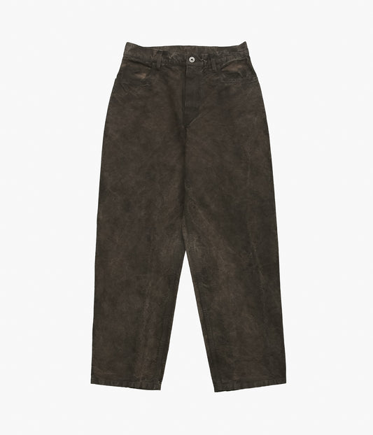 JAMES COWARD ''5PKT JEAN / COTTON WASHI DUCK CLOTH'' (PERSIMMON GARMENT DYED)