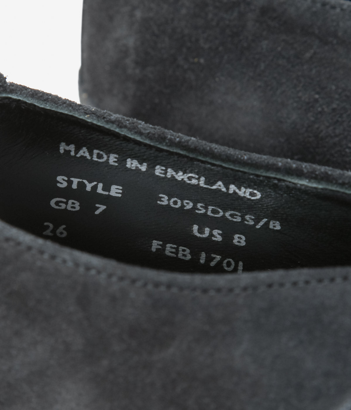 JAMES COWARD "BANANA SHOE" (ANTHRACITE SUEDE)