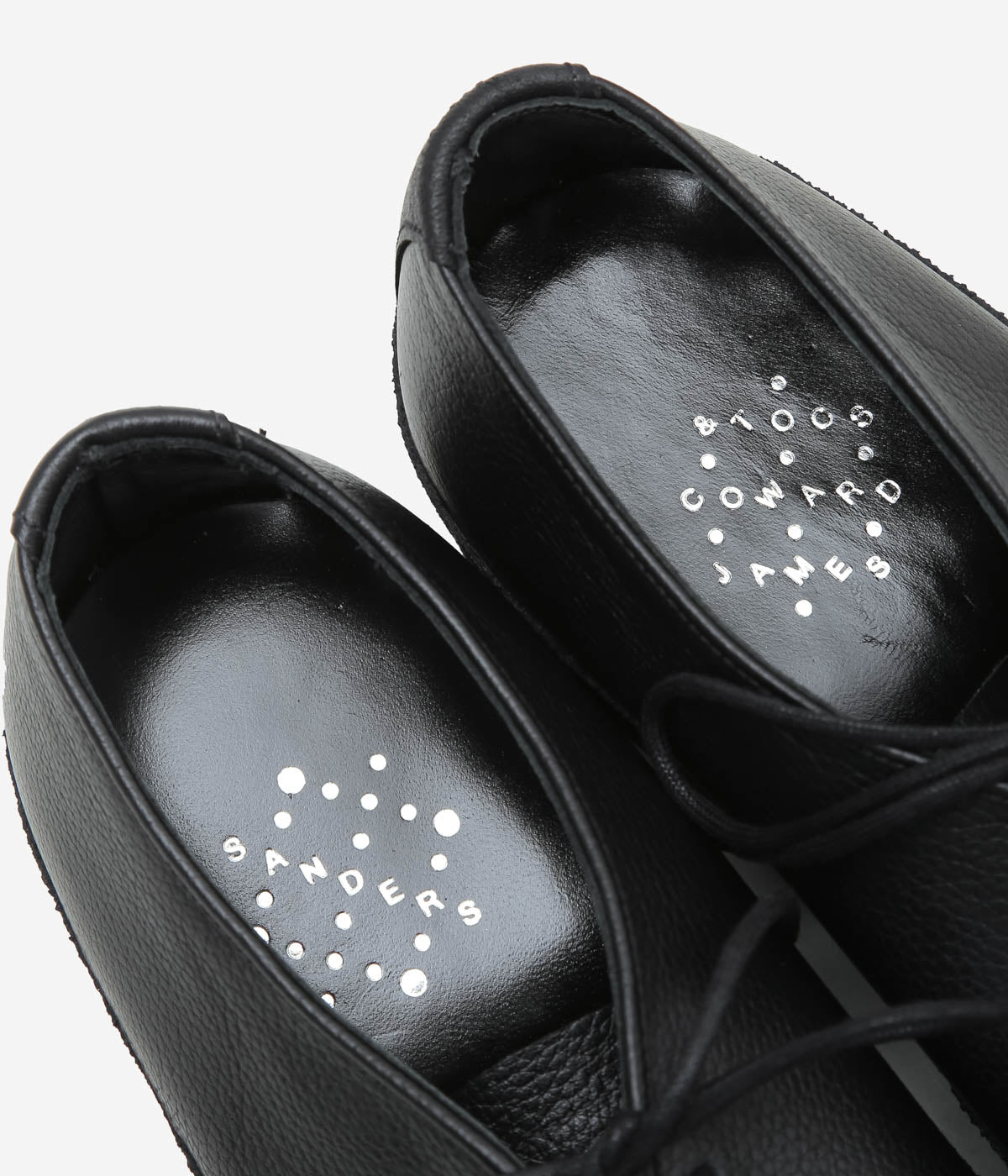 JAMES COWARD "BANANA SHOE" (BLACK GRAIN)