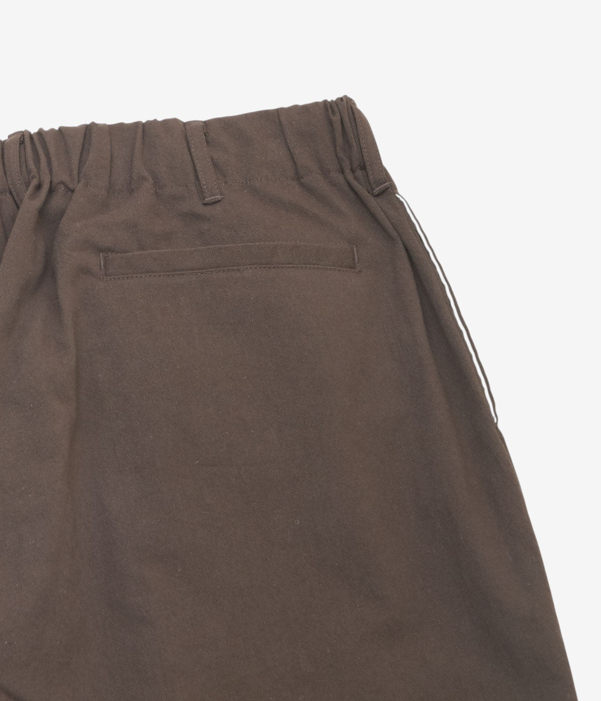 JAMES COWARD "CARRY ON PANT｜COTTON WOOL TWILL" (DARK BROWN)