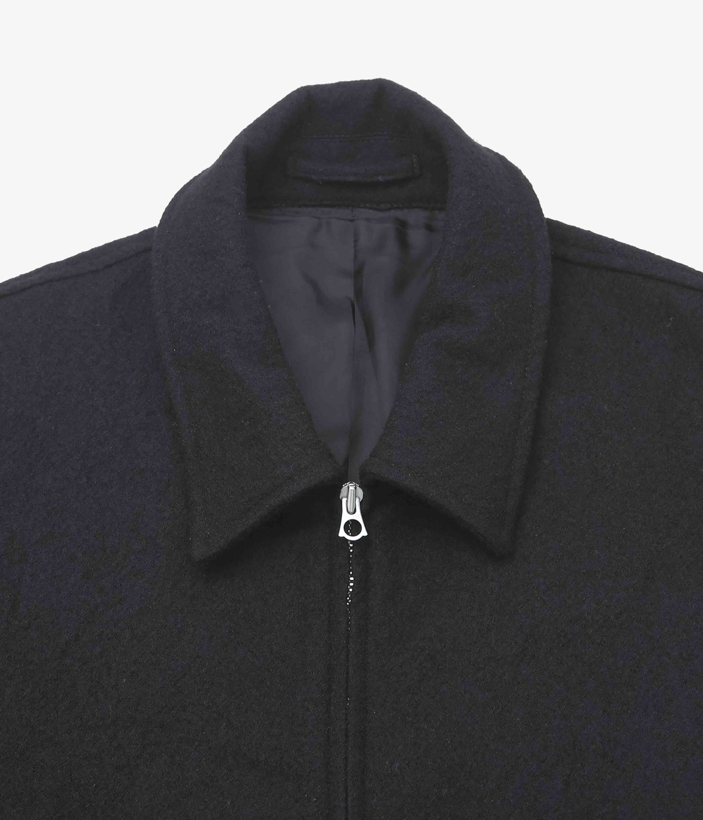 JAMES COWARD ''MACHINE JACKET｜WOOL FLANNEL'' (BLACK)