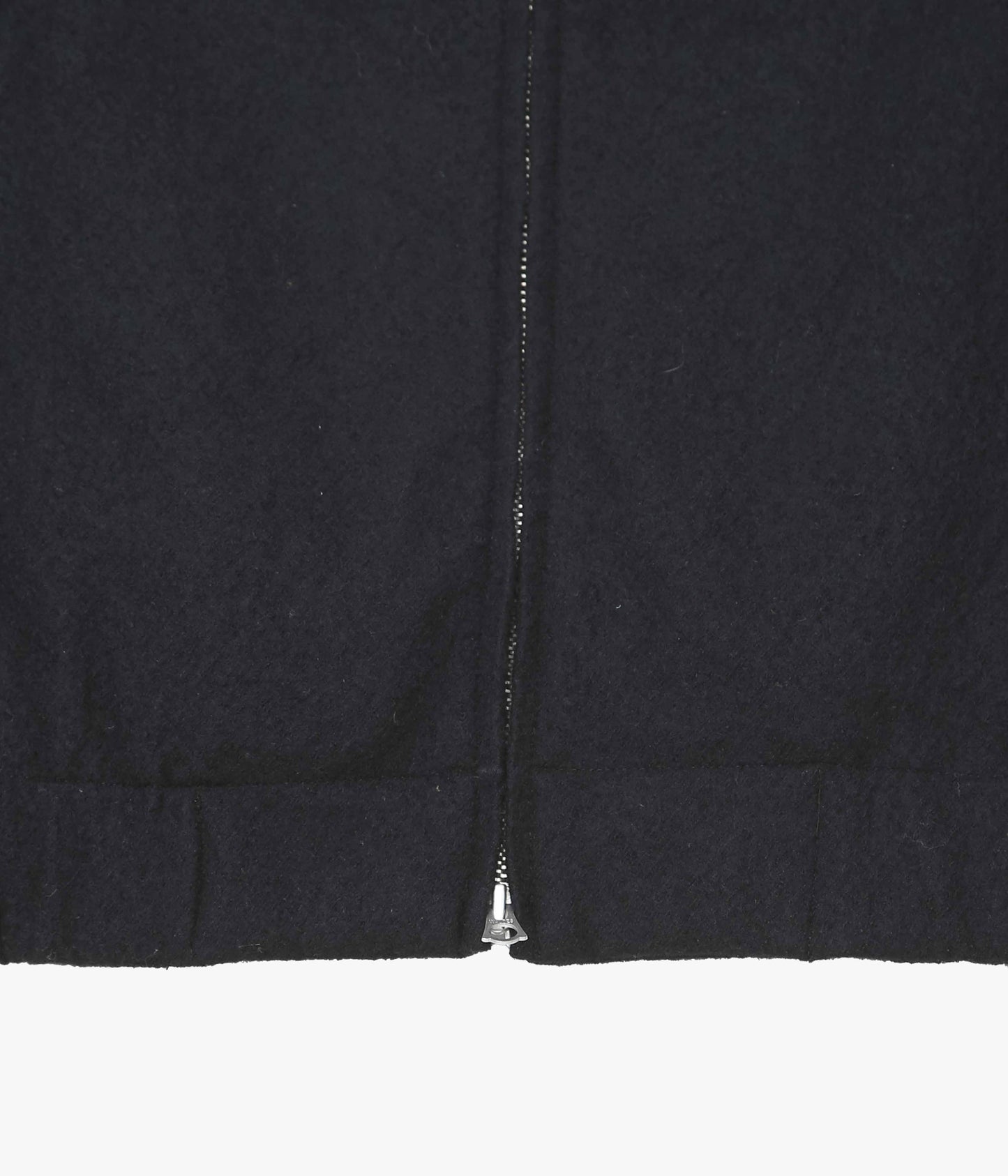 JAMES COWARD ''MACHINE JACKET｜WOOL FLANNEL'' (BLACK)
