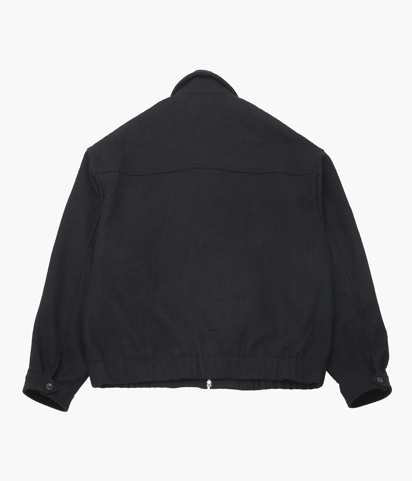 JAMES COWARD ''MACHINE JACKET｜WOOL FLANNEL'' (BLACK)