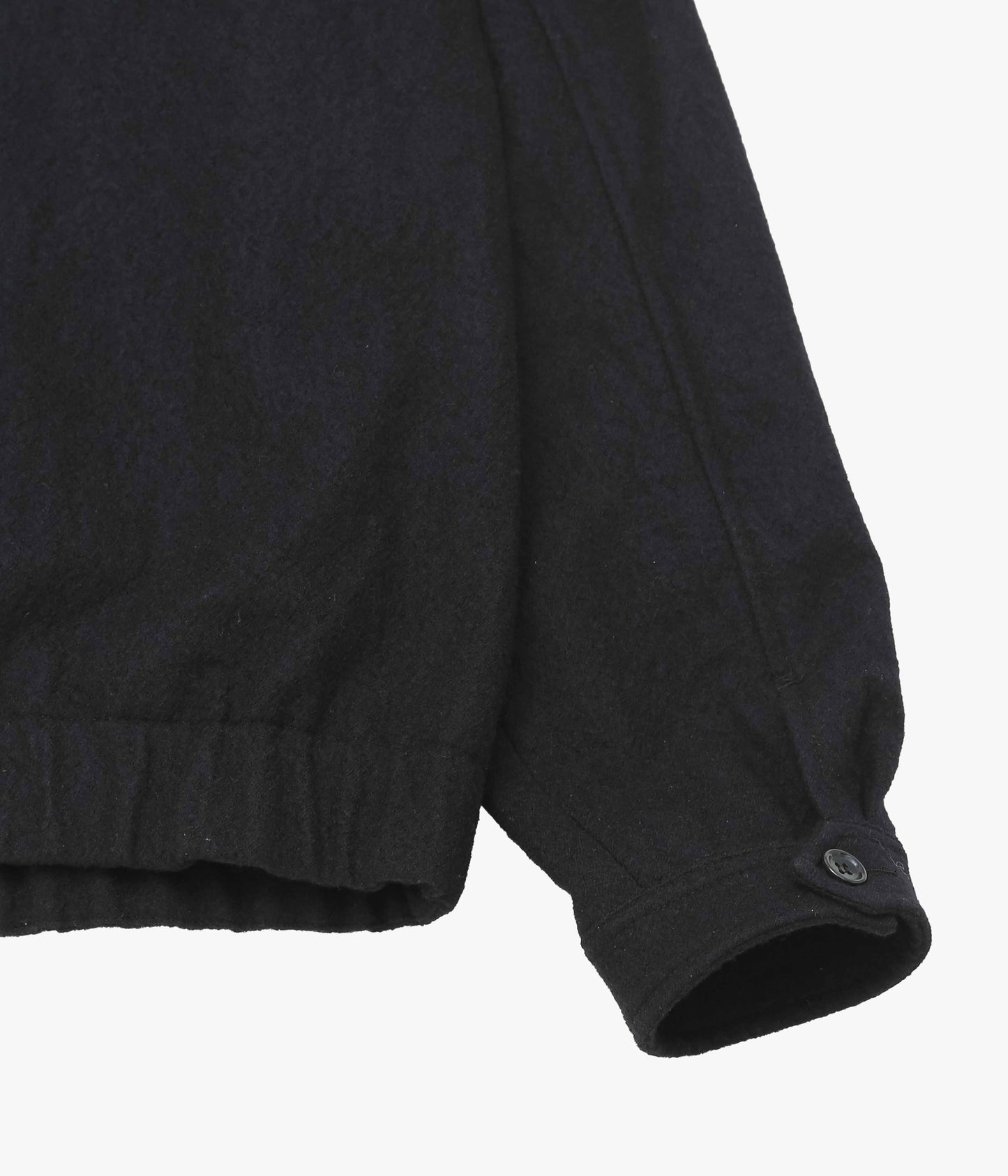 JAMES COWARD ''MACHINE JACKET｜WOOL FLANNEL'' (BLACK)