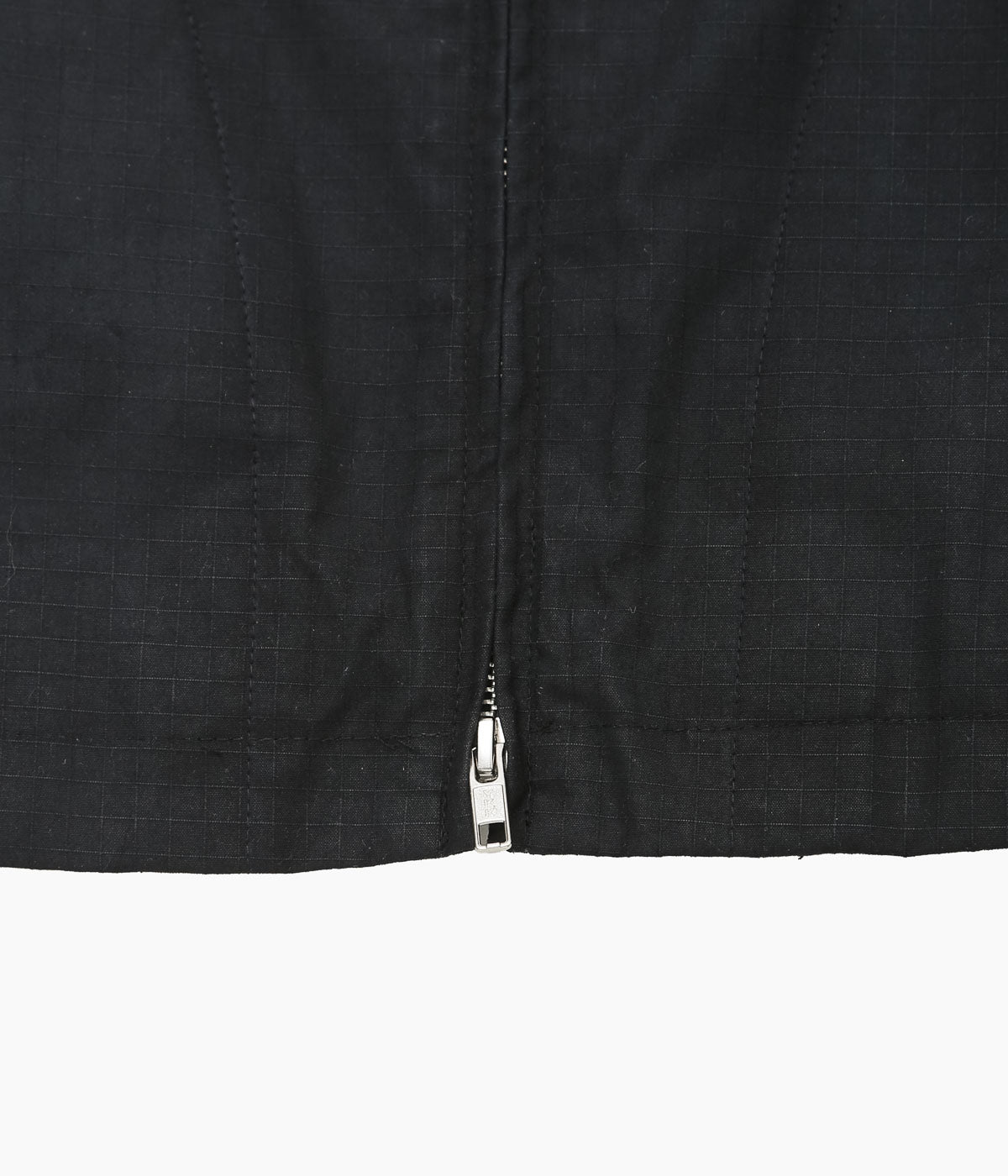 JAMES COWARD ''SITE JACKET / WAXED ORGANIC COTTON RIPSTOP'' (BLACK)
