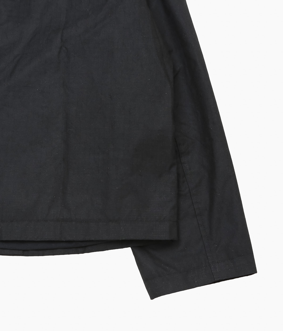 JAMES COWARD ''SITE JACKET / WAXED ORGANIC COTTON RIPSTOP'' (BLACK)