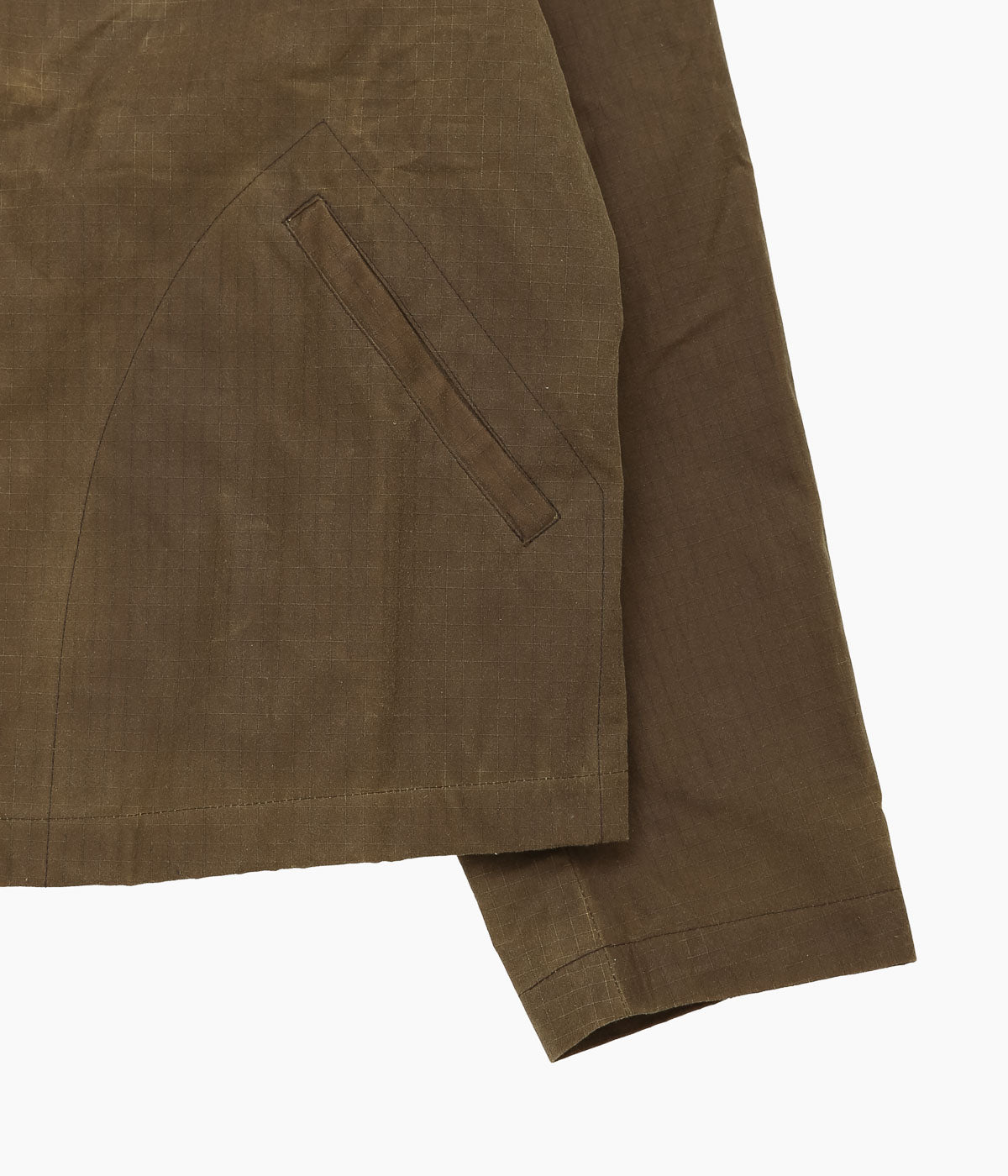 JAMES COWARD ''SITE JACKET / WAXED ORGANIC COTTON RIPSTOP'' (COYOTE)