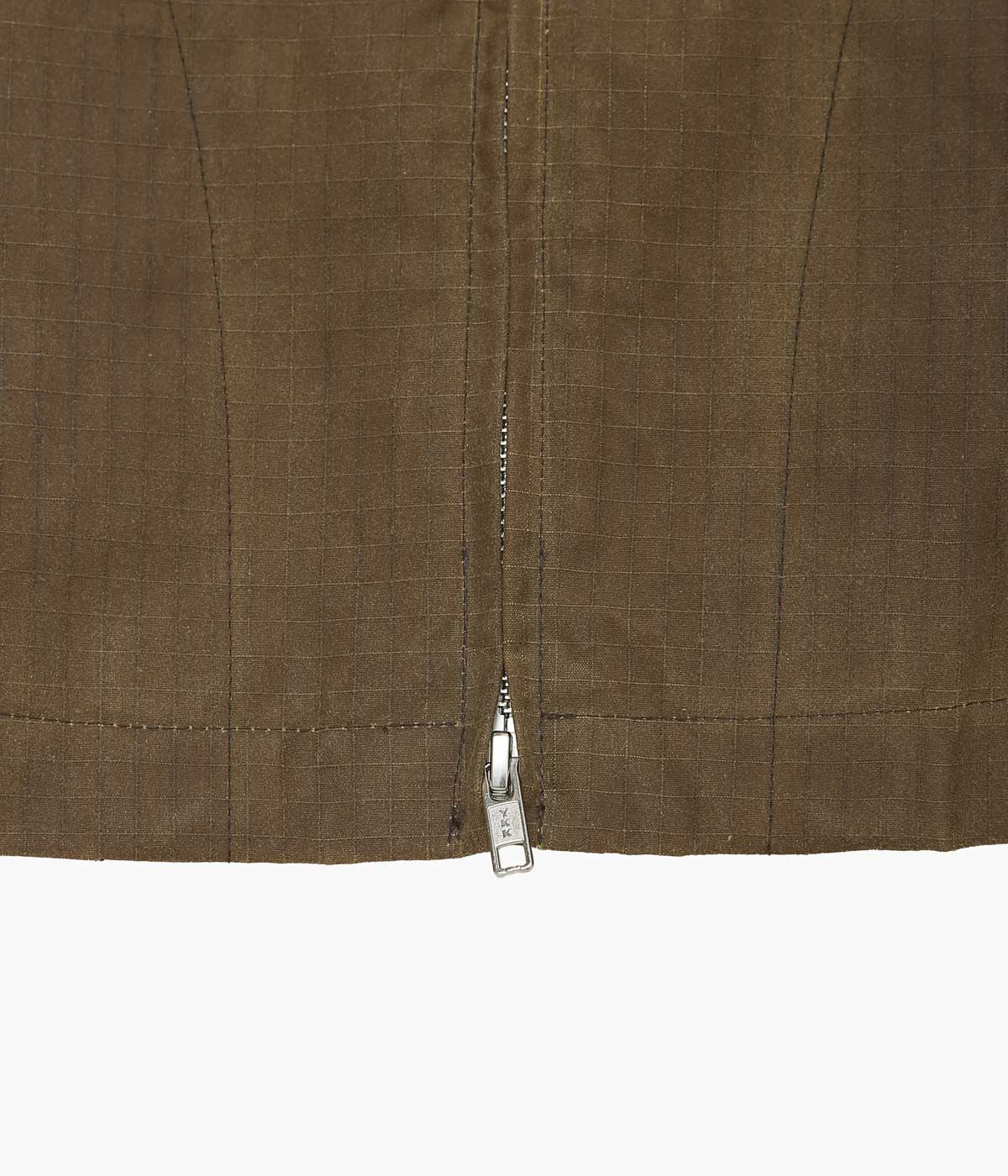 JAMES COWARD ''SITE JACKET / WAXED ORGANIC COTTON RIPSTOP'' (COYOTE)
