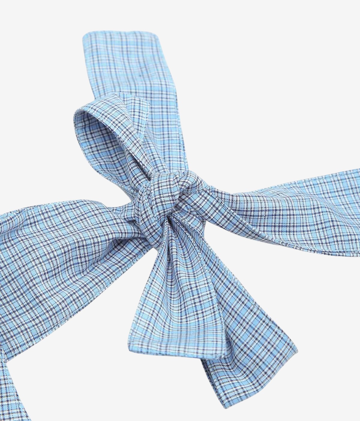 JIHAN ''JIHAN TOTE'' (BLUE CHECKERED)