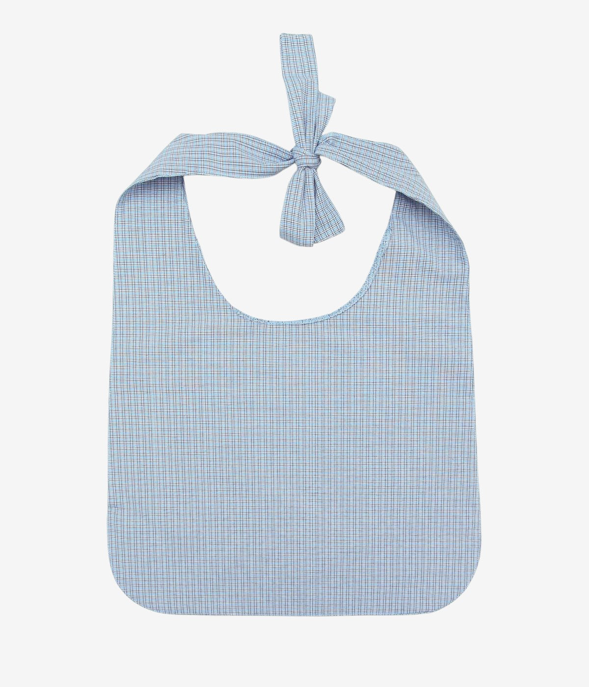 JIHAN ''JIHAN TOTE'' (BLUE CHECKERED)