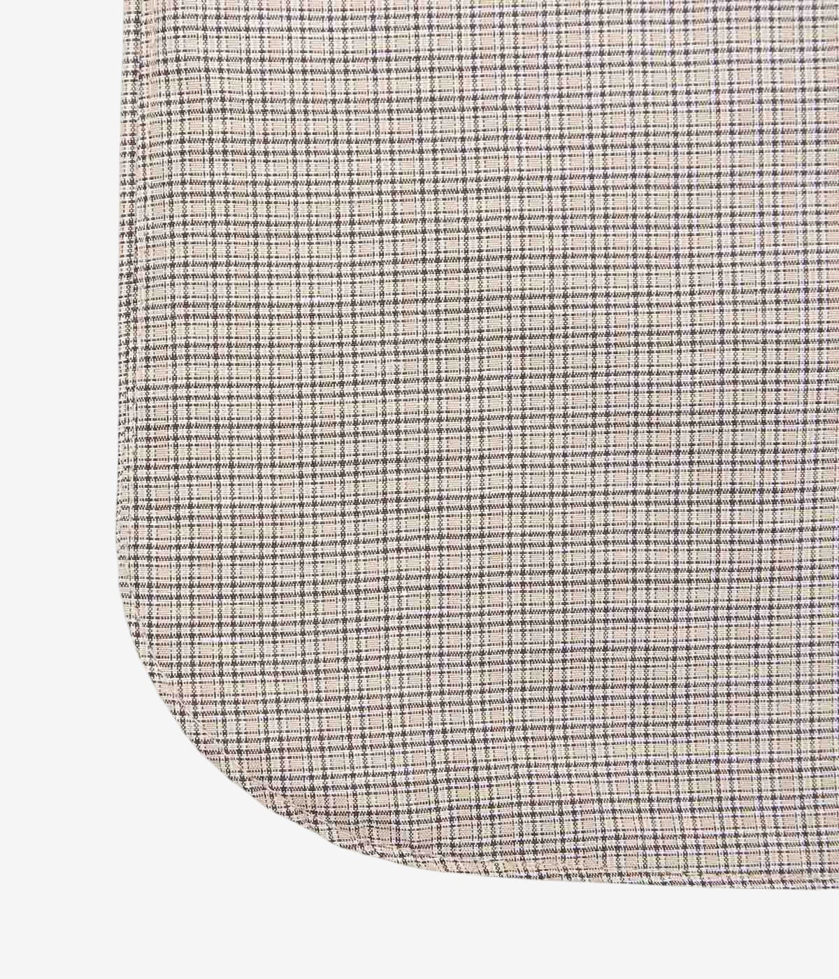 JIHAN ''JIHAN TOTE'' (BROWN CHECKERED)