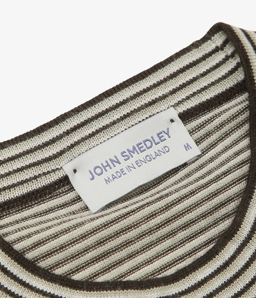 JOHN SMEDLEY ''GARE'' (FAULKNER BROWN / THISTLE DEW / GREY FLEECE)