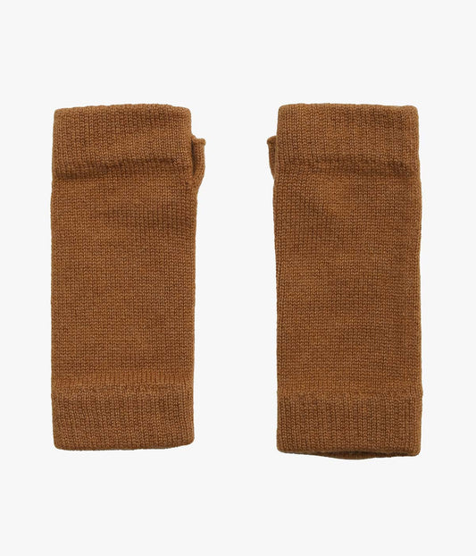 JOHNSTONS ''KNIT WRISTWARM'' (DARK CAMEL)