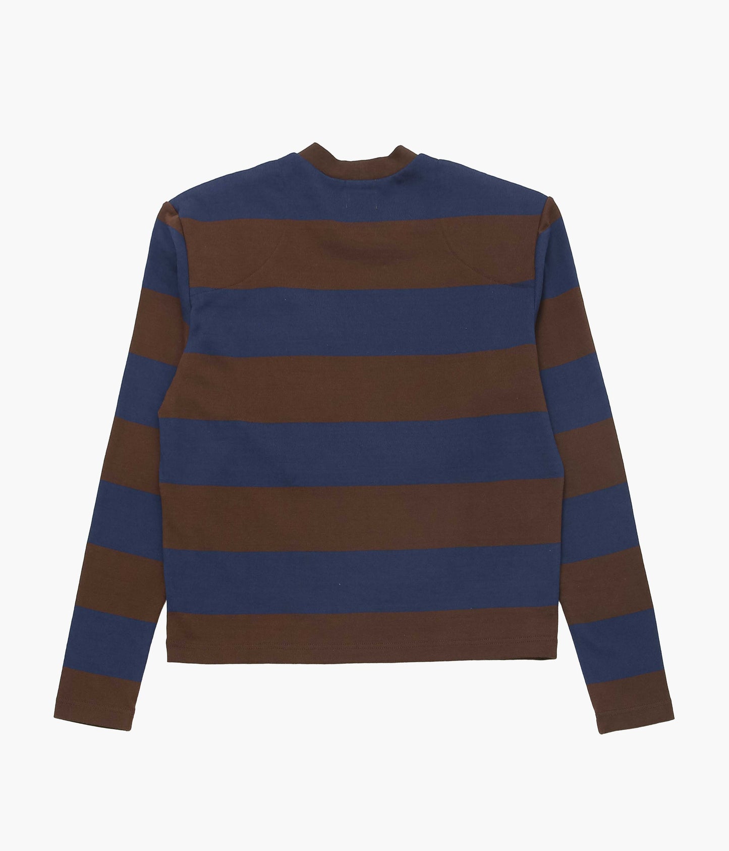 JONNLYNX ''BORDER POCKET TEE'' (NAVY×BROWN)