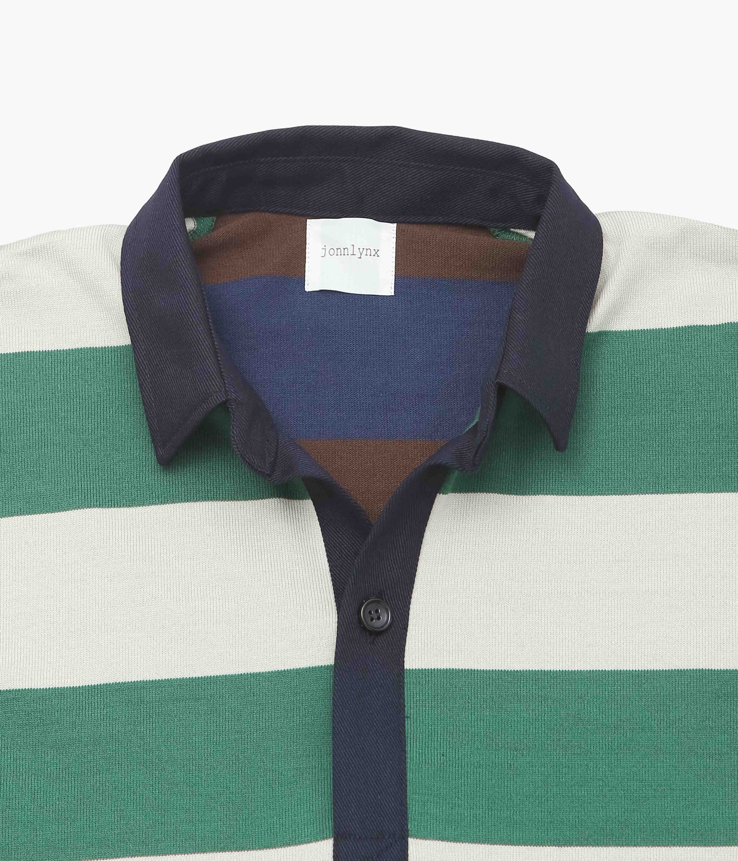 JONNLYNX ''BORDER RUGBY SHIRTS''(GREEN×GRAY/NAVY×BROWN)