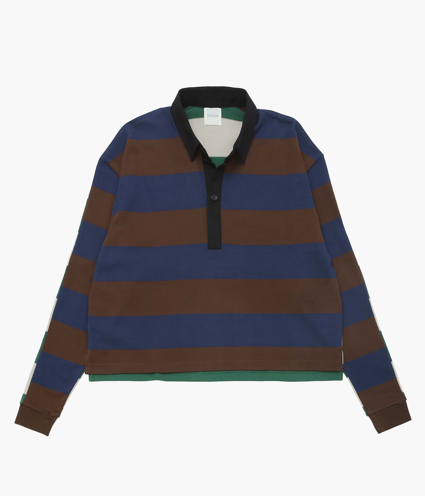 JONNLYNX ''BORDER RUGBY SHIRTS'' (NAVY×BROWN/GREEN×GRAY)