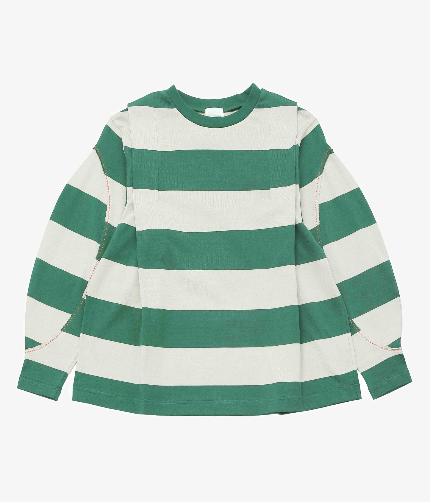 JONNLYNX ''BORDER RUGBY SLEEVE TEE'' (GREEN×GRAY)