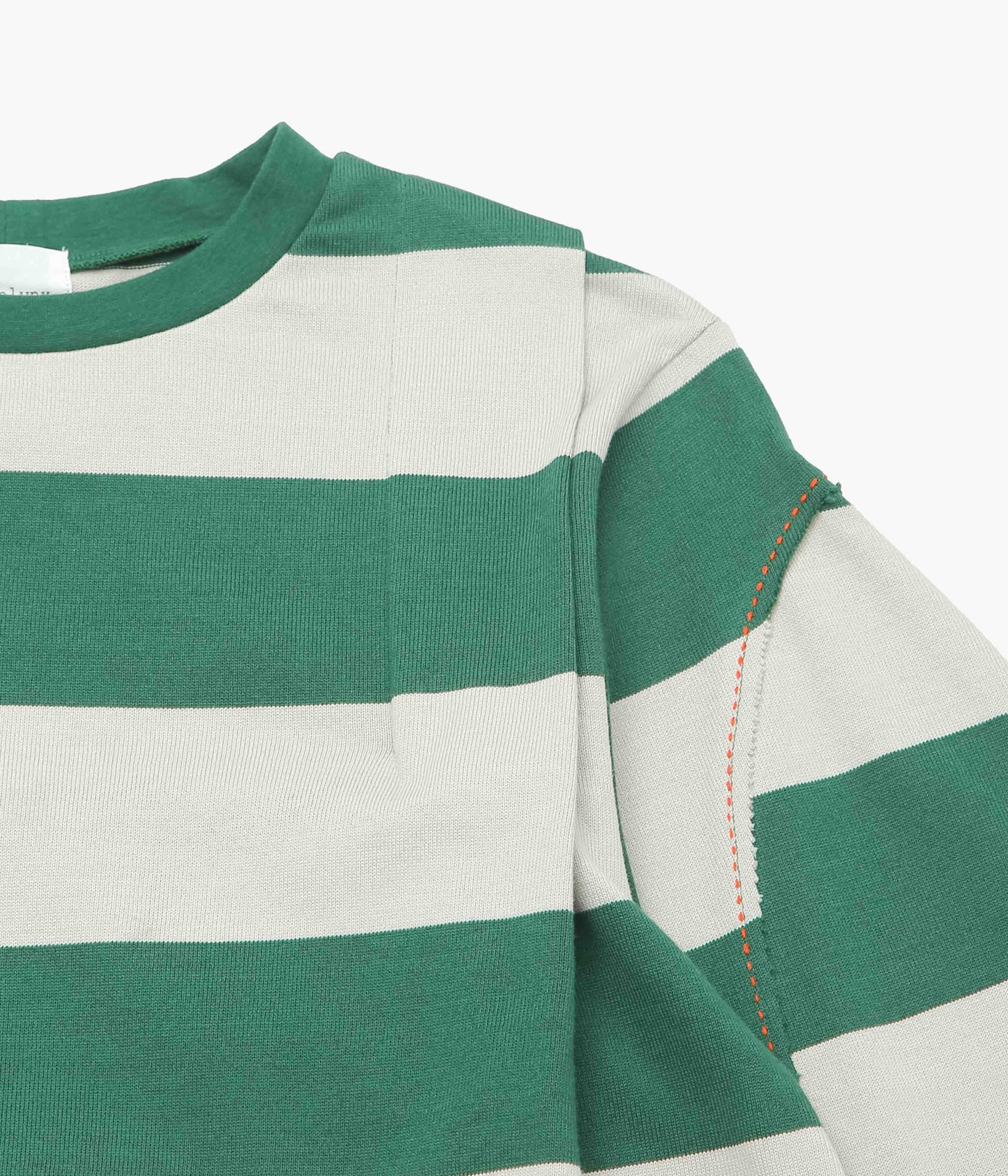 JONNLYNX ''BORDER RUGBY SLEEVE TEE'' (GREEN×GRAY)