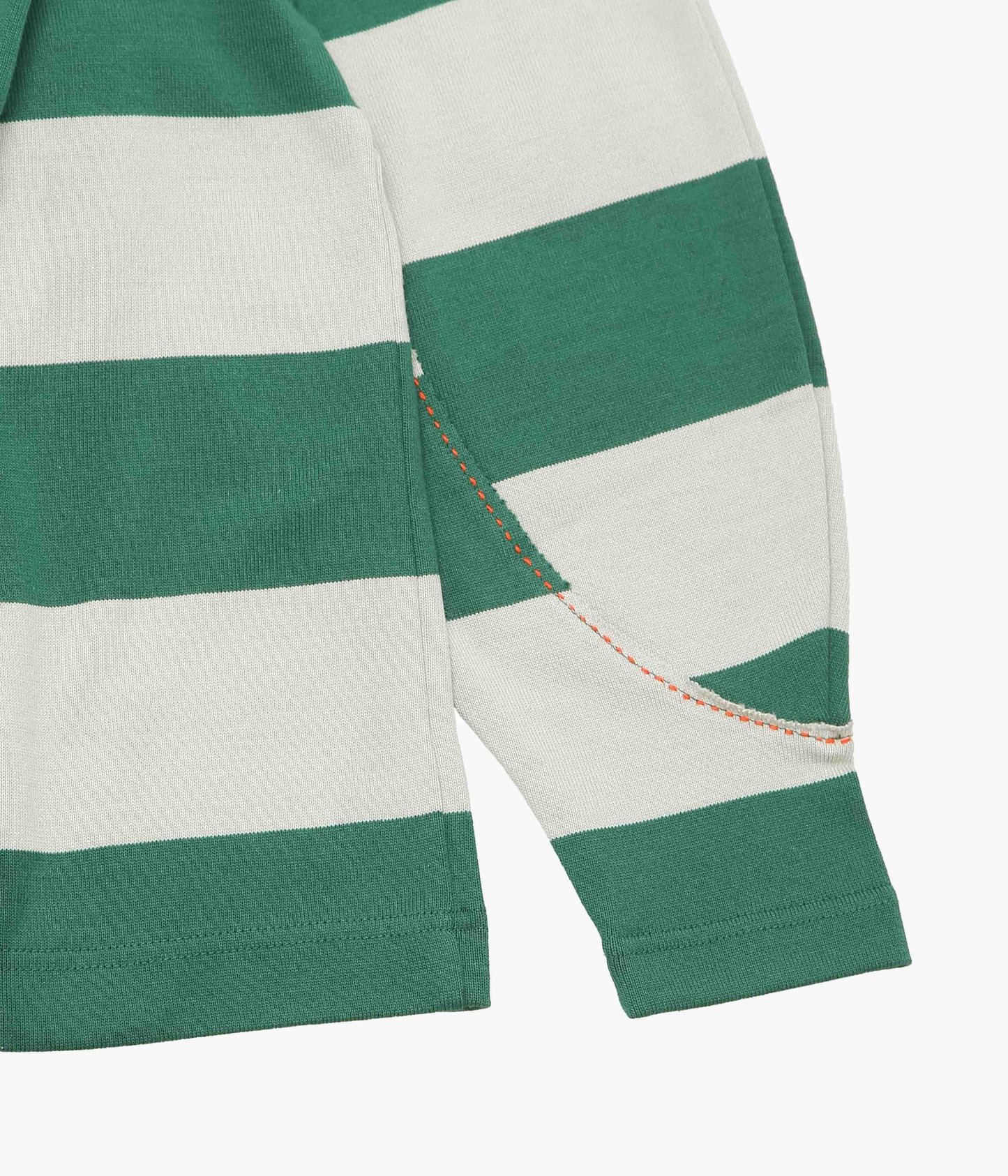 JONNLYNX ''BORDER RUGBY SLEEVE TEE'' (GREEN×GRAY)