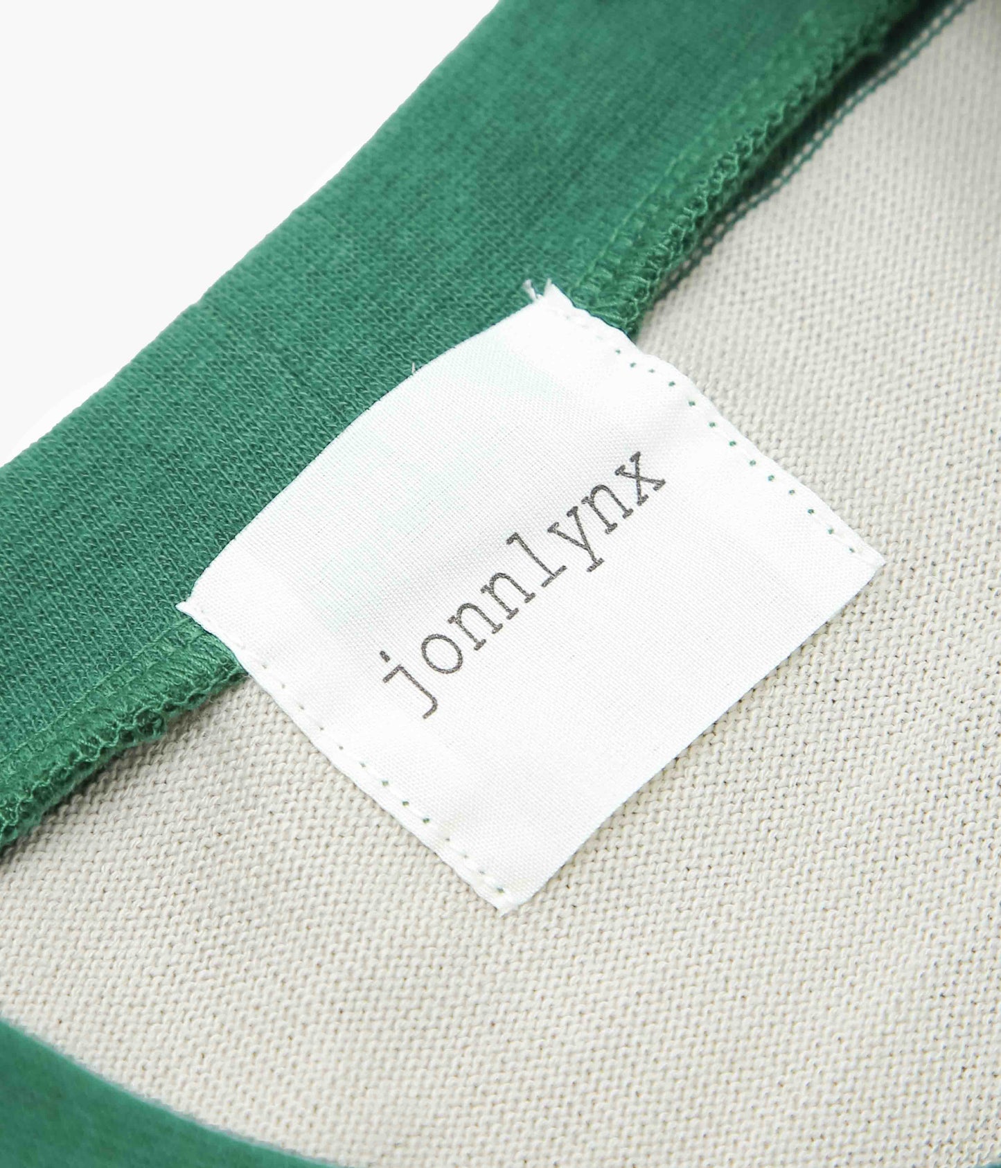 JONNLYNX ''BORDER RUGBY SLEEVE TEE'' (GREEN×GRAY)