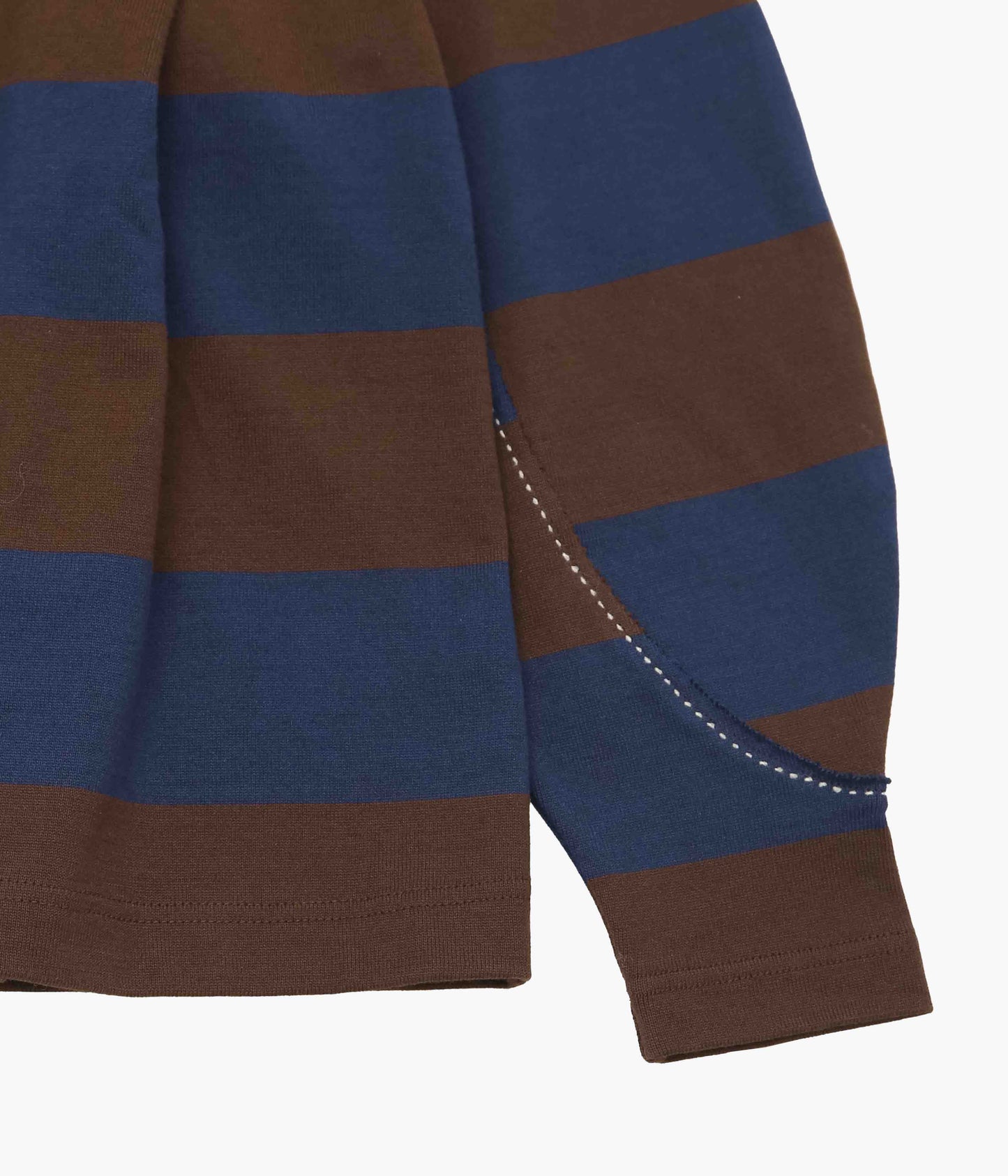 JONNLYNX ''BORDER RUGBY SLEEVE TEE'' (NAVY×BROWN)