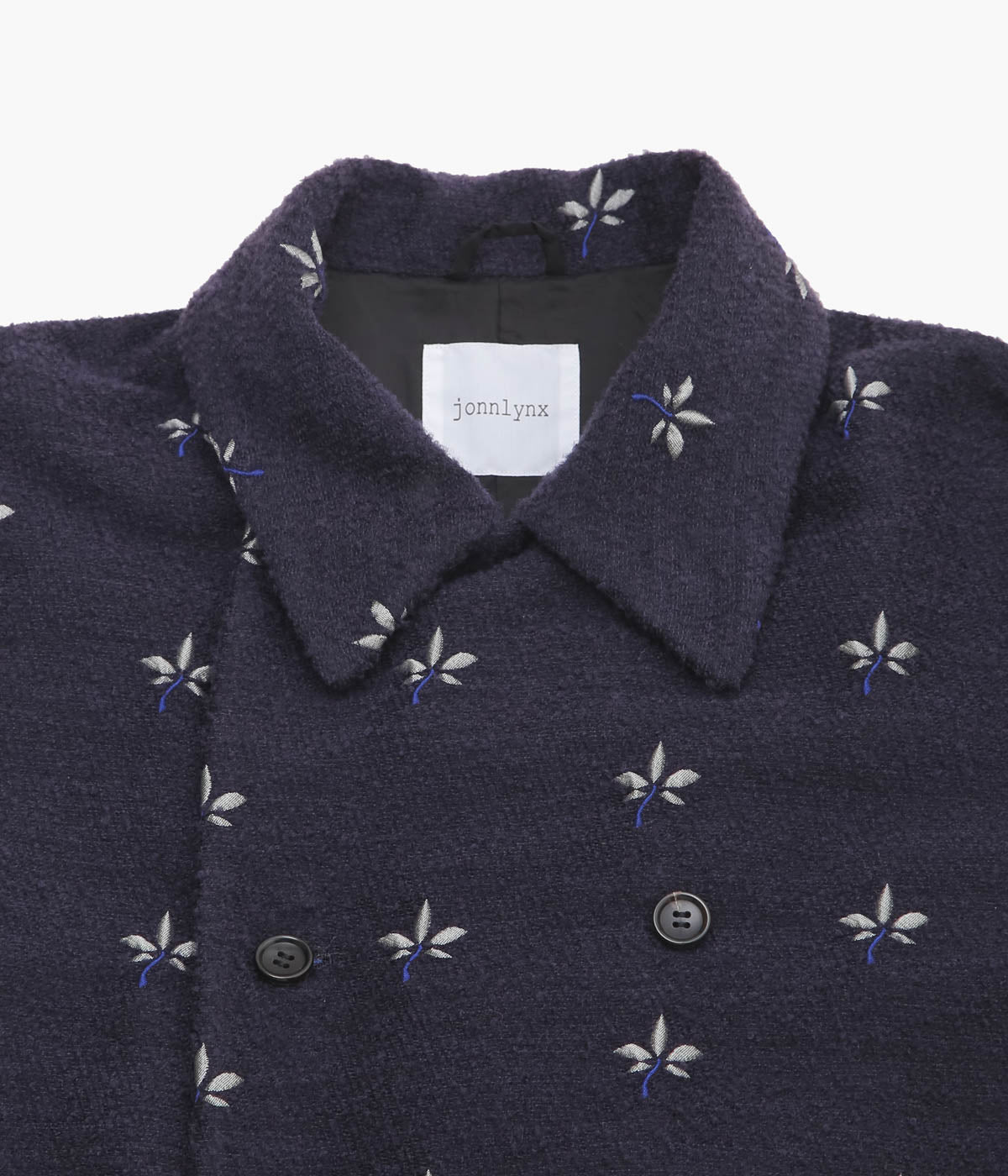 JONNLYNX''FLOATING JACQUARD COAT'' (NAVY)