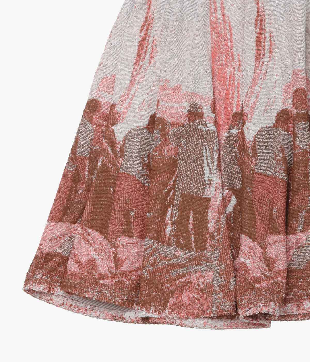 JONNLYNX "PILE JACQUARD SKIRT" (MIX)