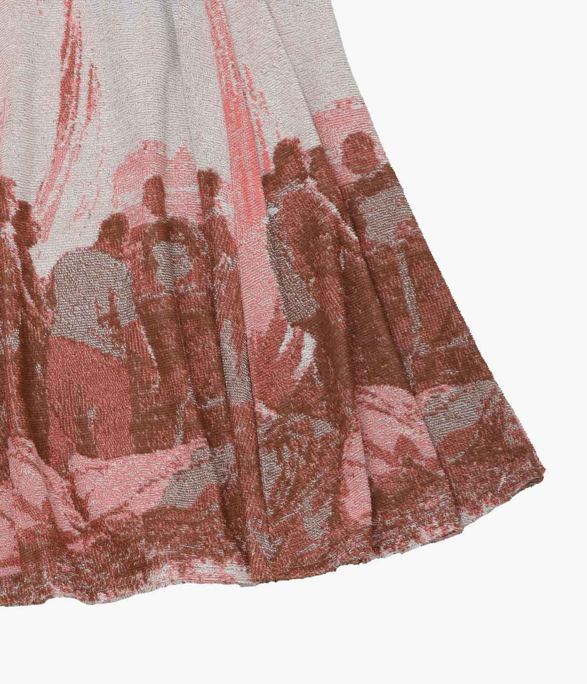JONNLYNX "PILE JACQUARD SKIRT" (MIX)