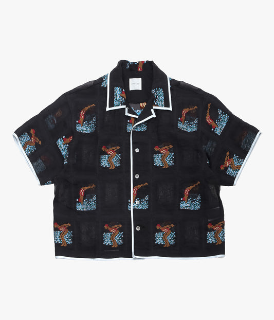 JONNLYNX ''SWIMMING GIRL SHIRTS'' (BLACK)