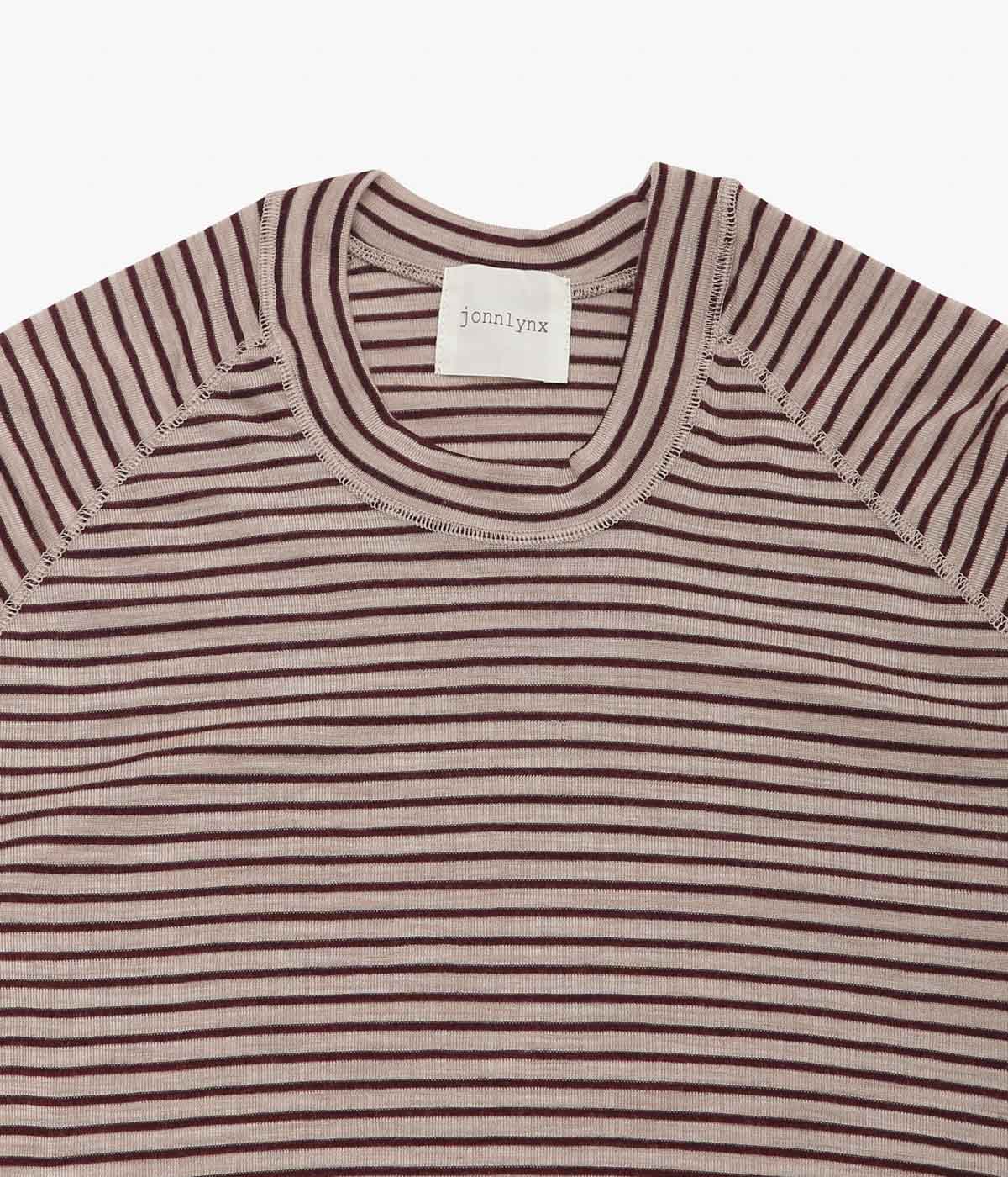 JONNLYNX ''WOOL RIB TEE'' (ENJI×BEIGE)