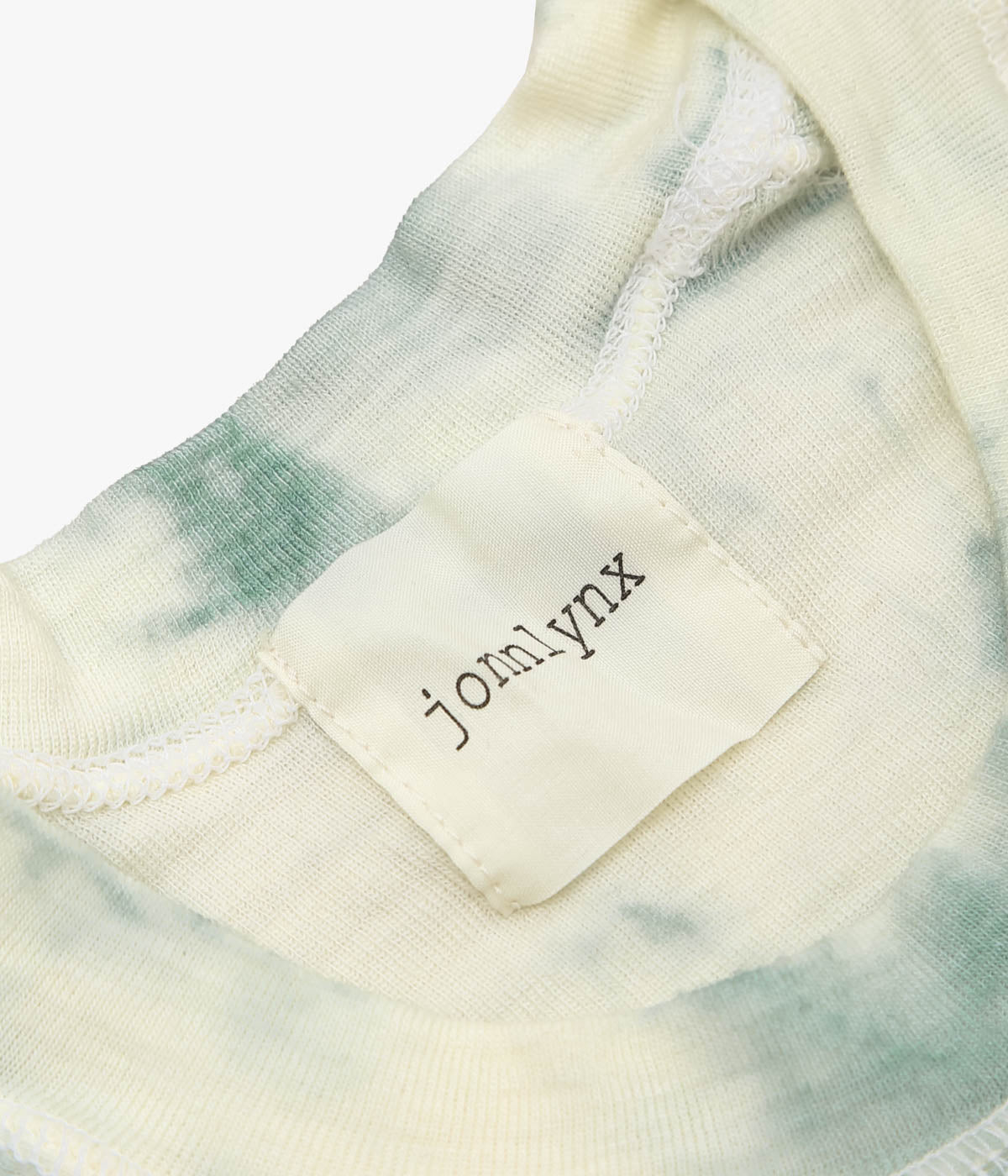 JONNLYNX ''WOOL RIB TEE'' (TIE DYE GREEN)