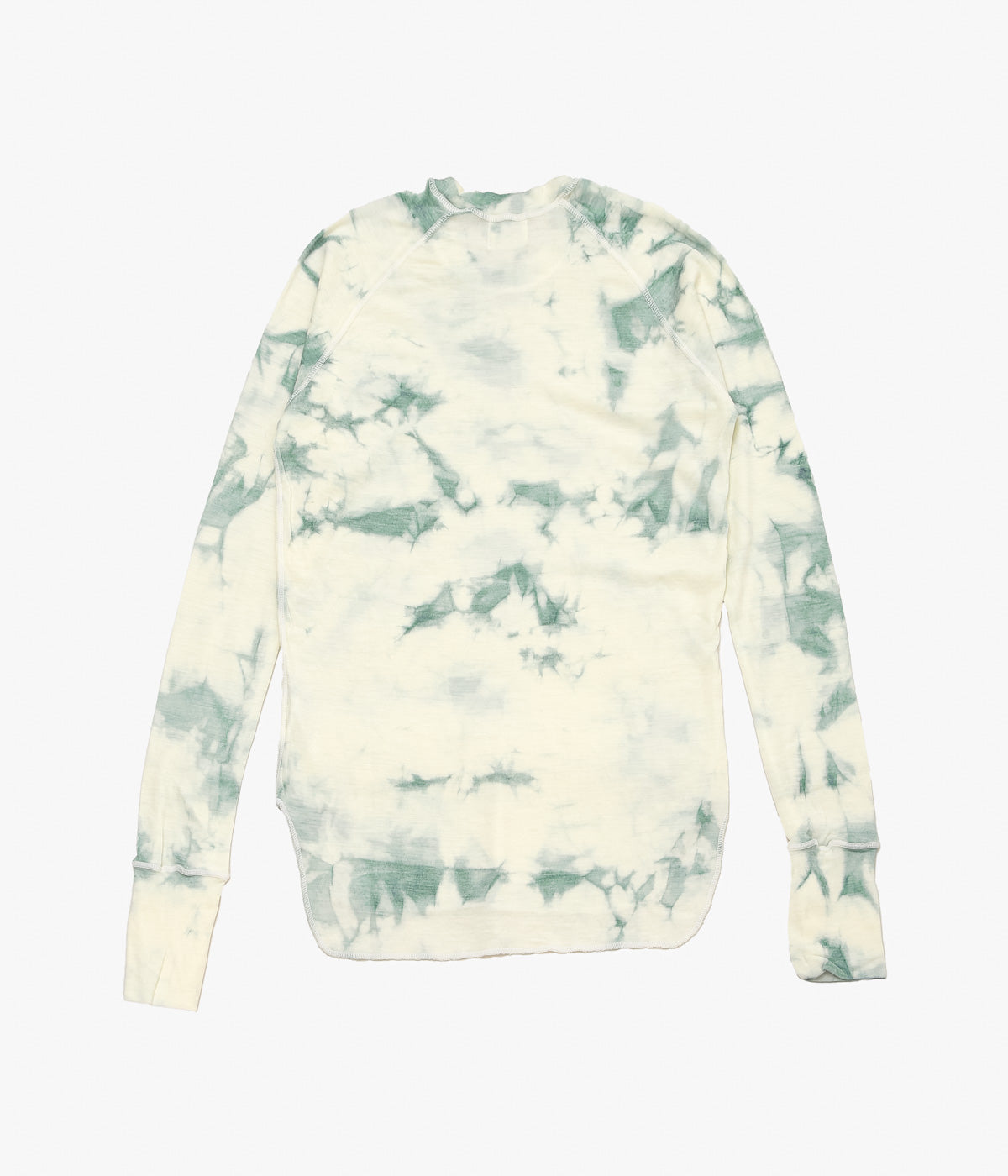 JONNLYNX ''WOOL RIB TEE'' (TIE DYE GREEN)