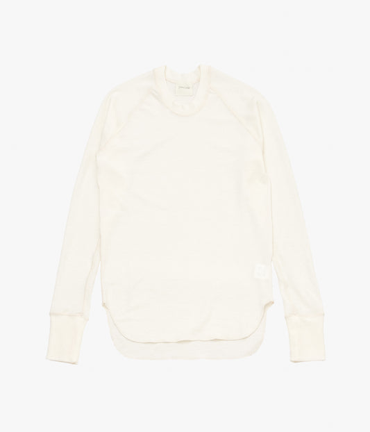 JONNLYNX ''WOOL RIB TEE'' (WHITE)