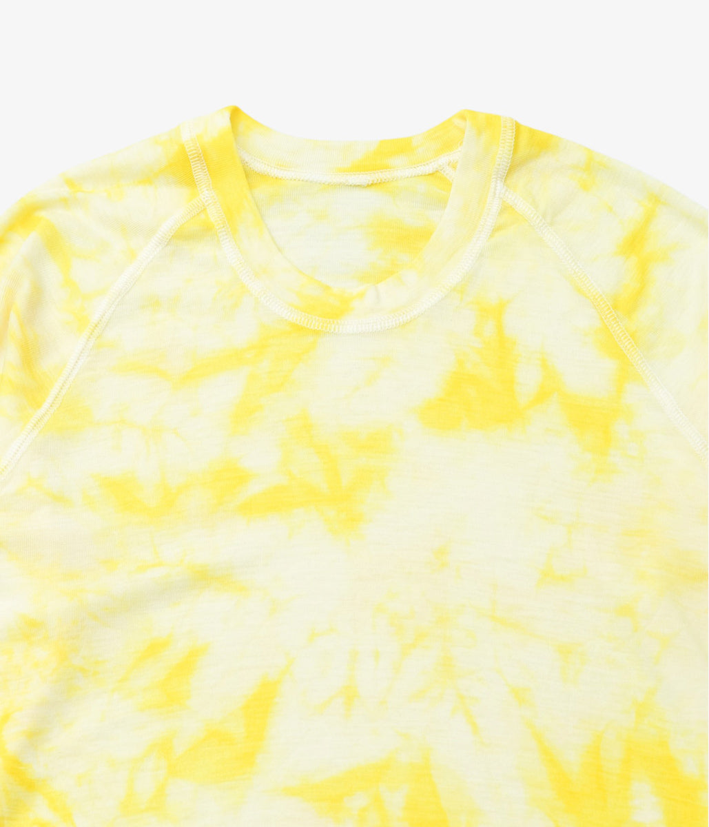 JONNLYNX ''WOOL RIB TEE'' (TAIDAI YELLOW)