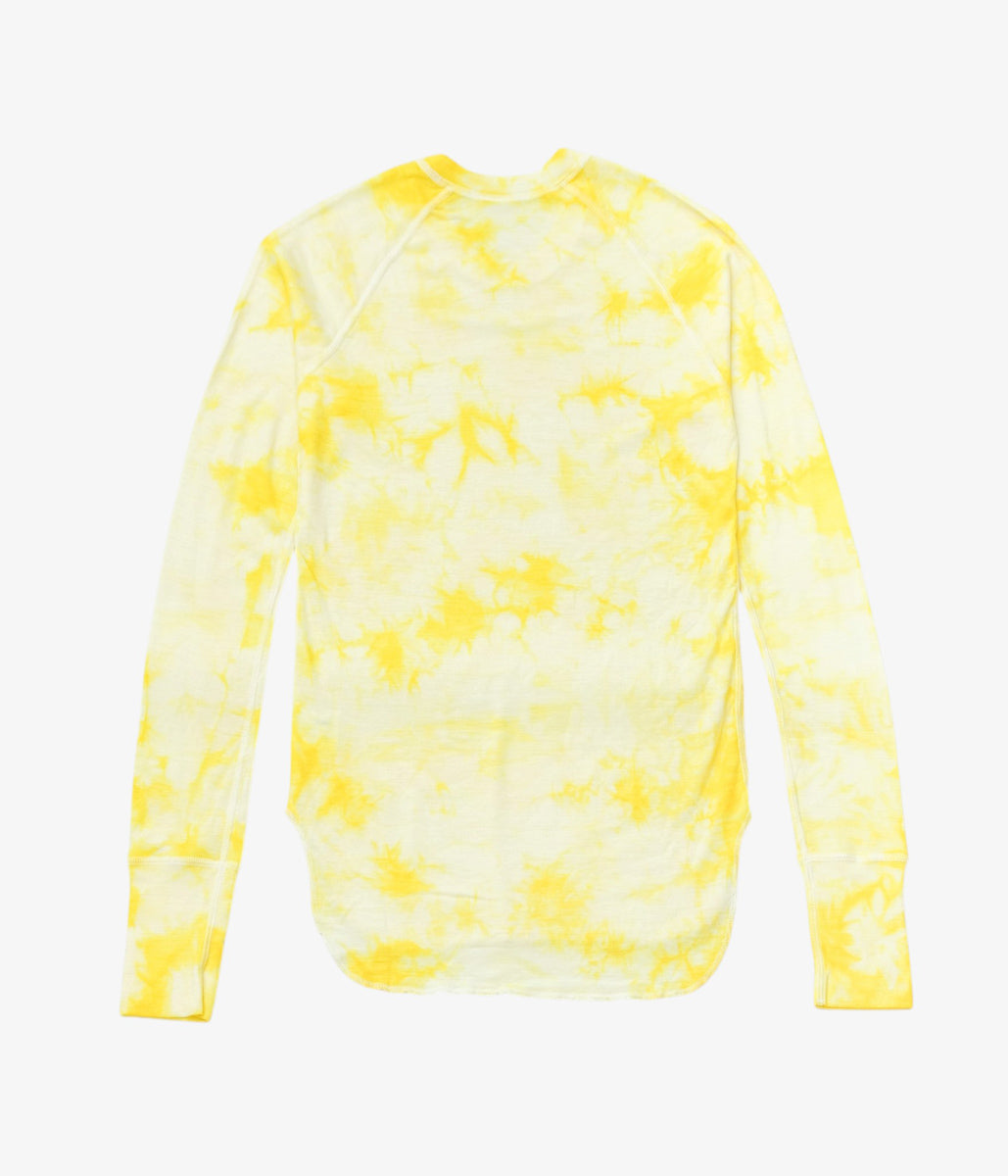 JONNLYNX ''WOOL RIB TEE'' (TAIDAI YELLOW)