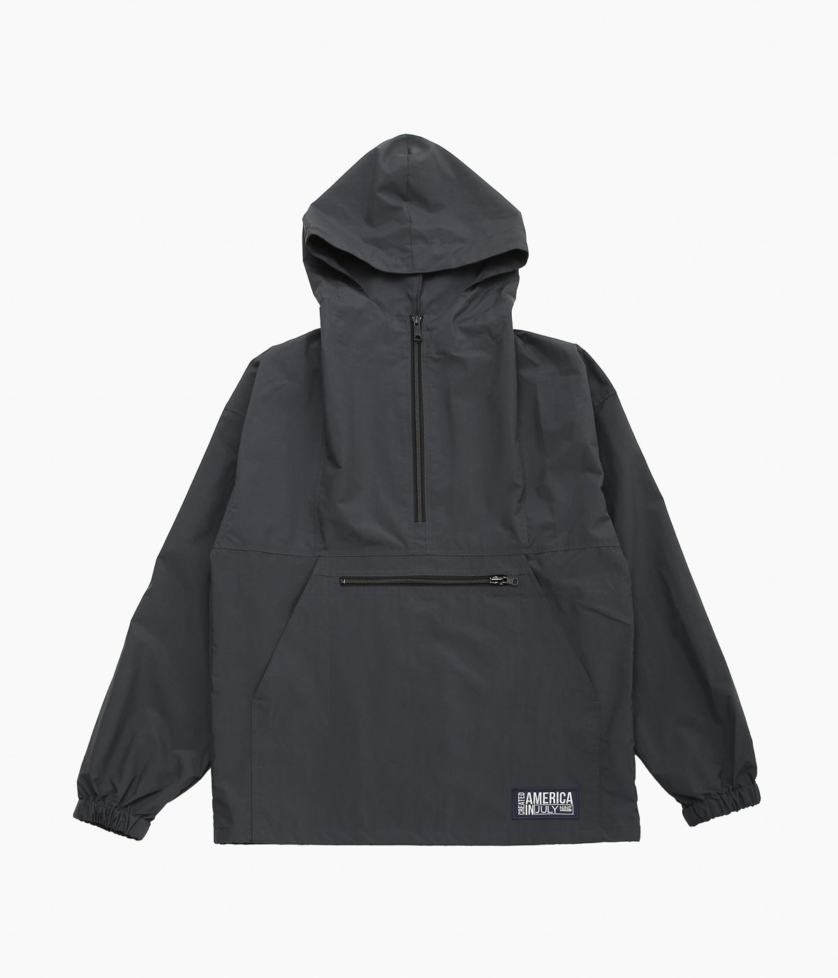 JULY NINE ''ANORAK HOODIE'' (CHARCOAL)